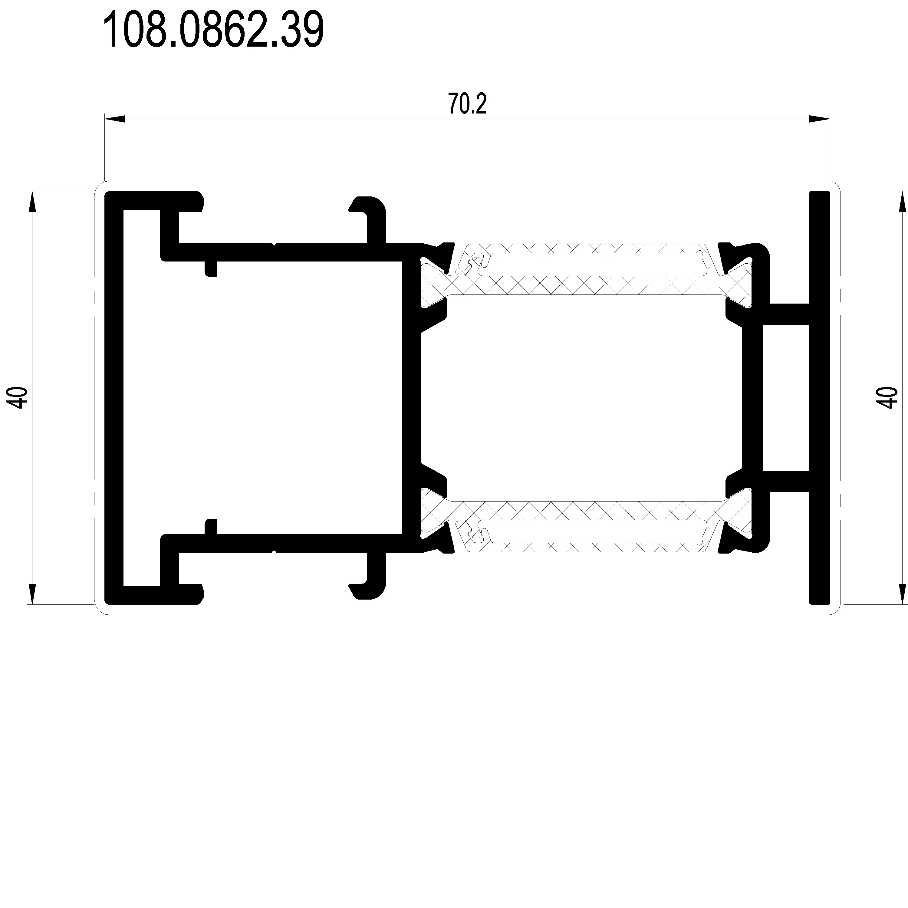 Зображення Перехідний профіль 40 мм [108.0862]
