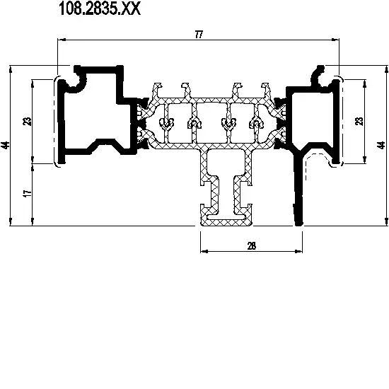 Зображення З'єднуючий профіль 28 мм [108.2835]