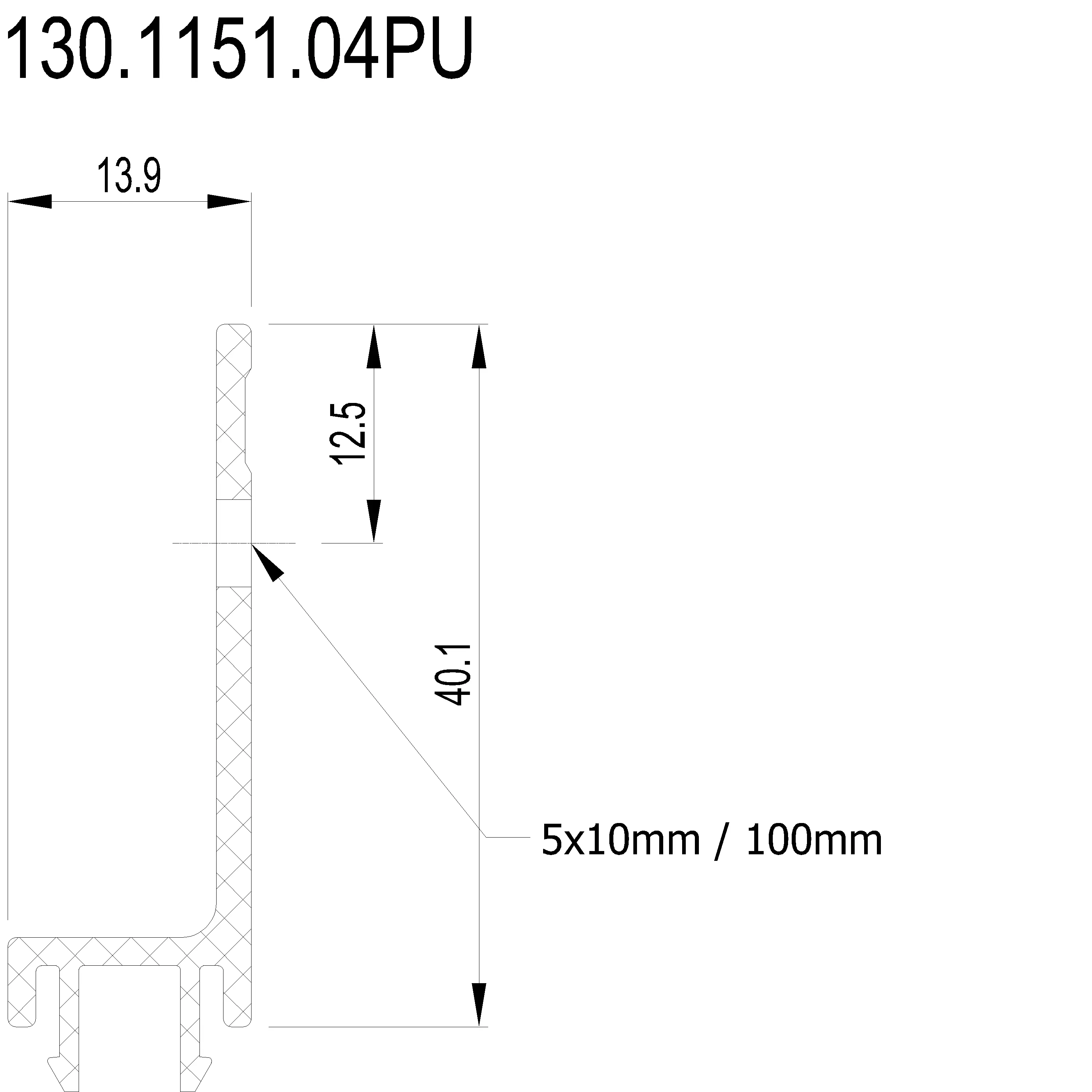 Зображення NAILING FIN [130.1151.04PU]