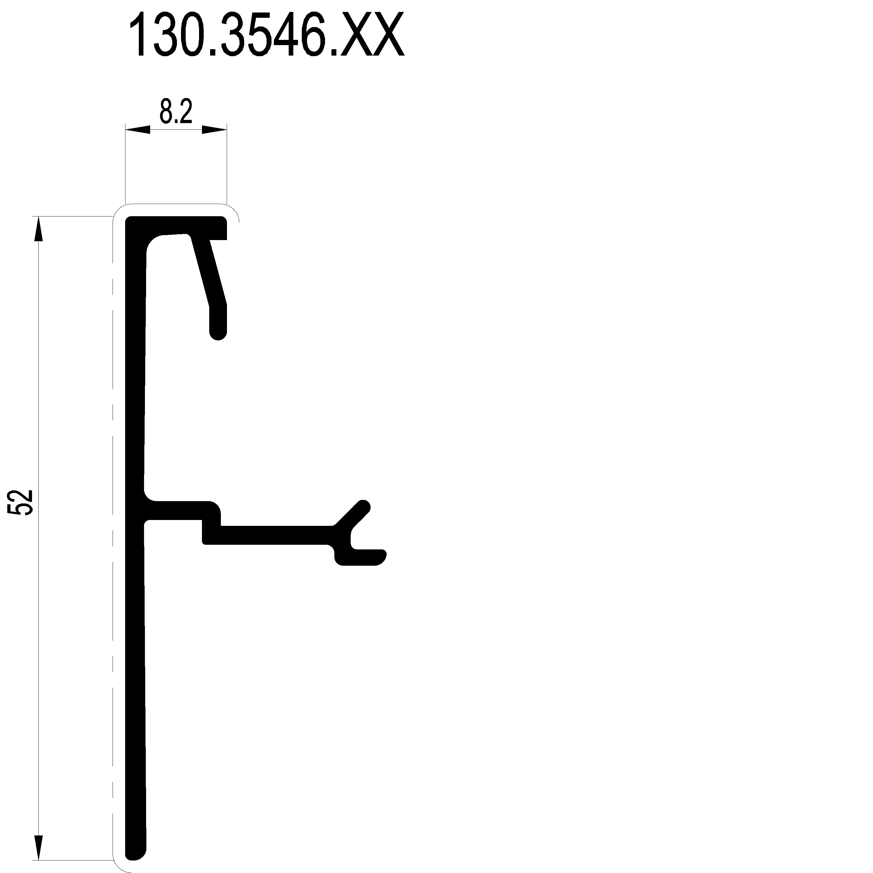 Зображення Штапік 8.2 мм [130.3546]