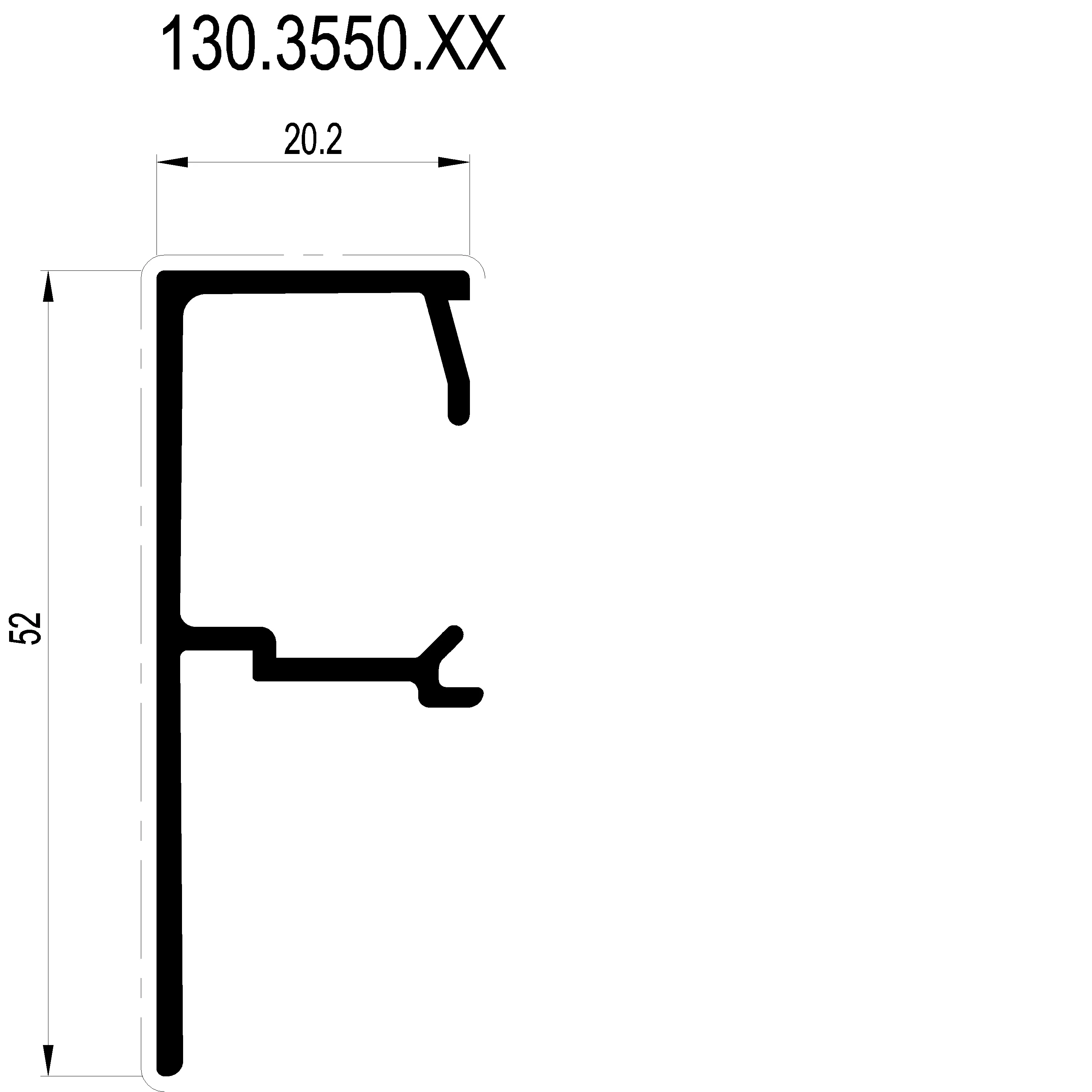 Зображення Штапік 20.2 мм [130.3550]