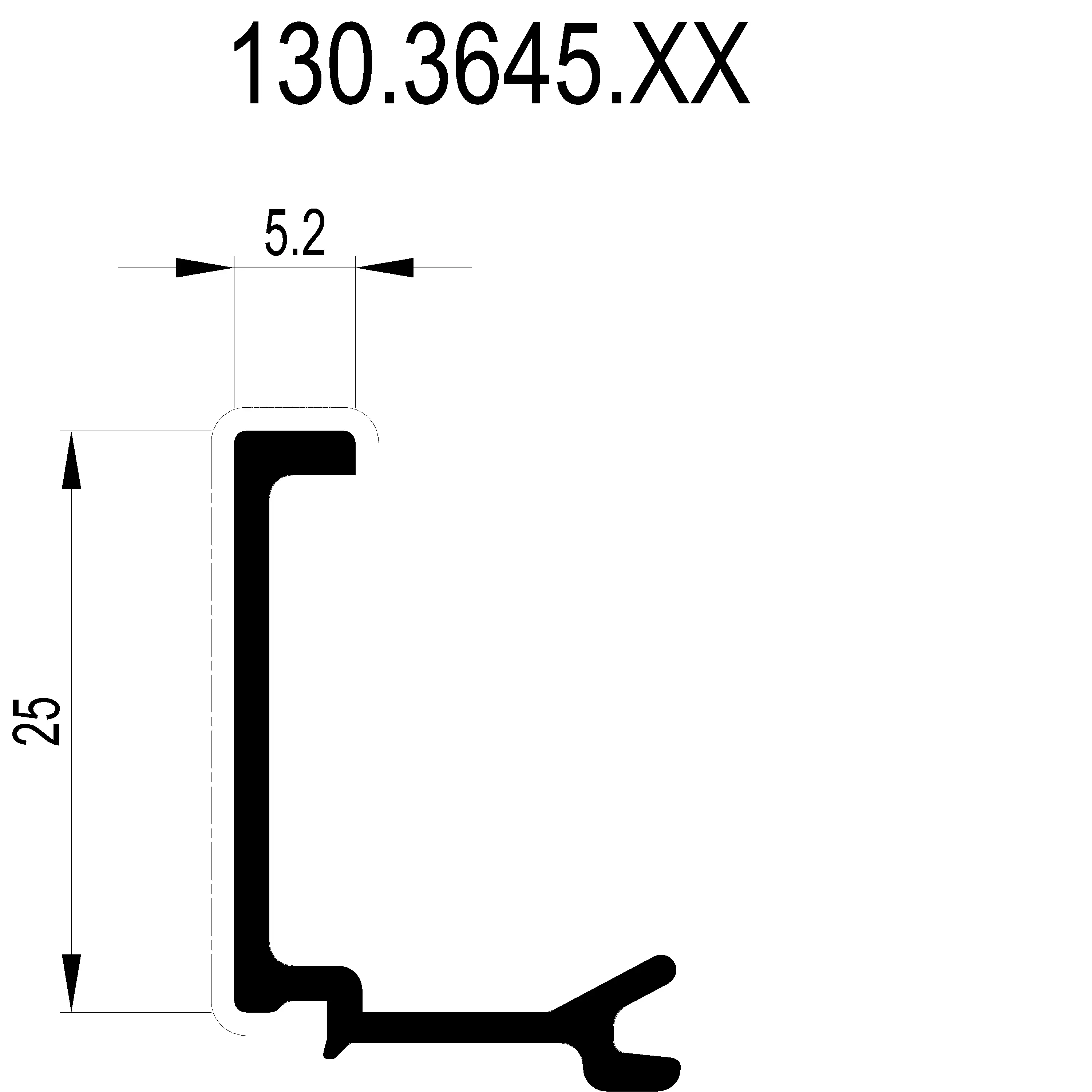 Зображення Штапік 5.2 мм [130.3645]