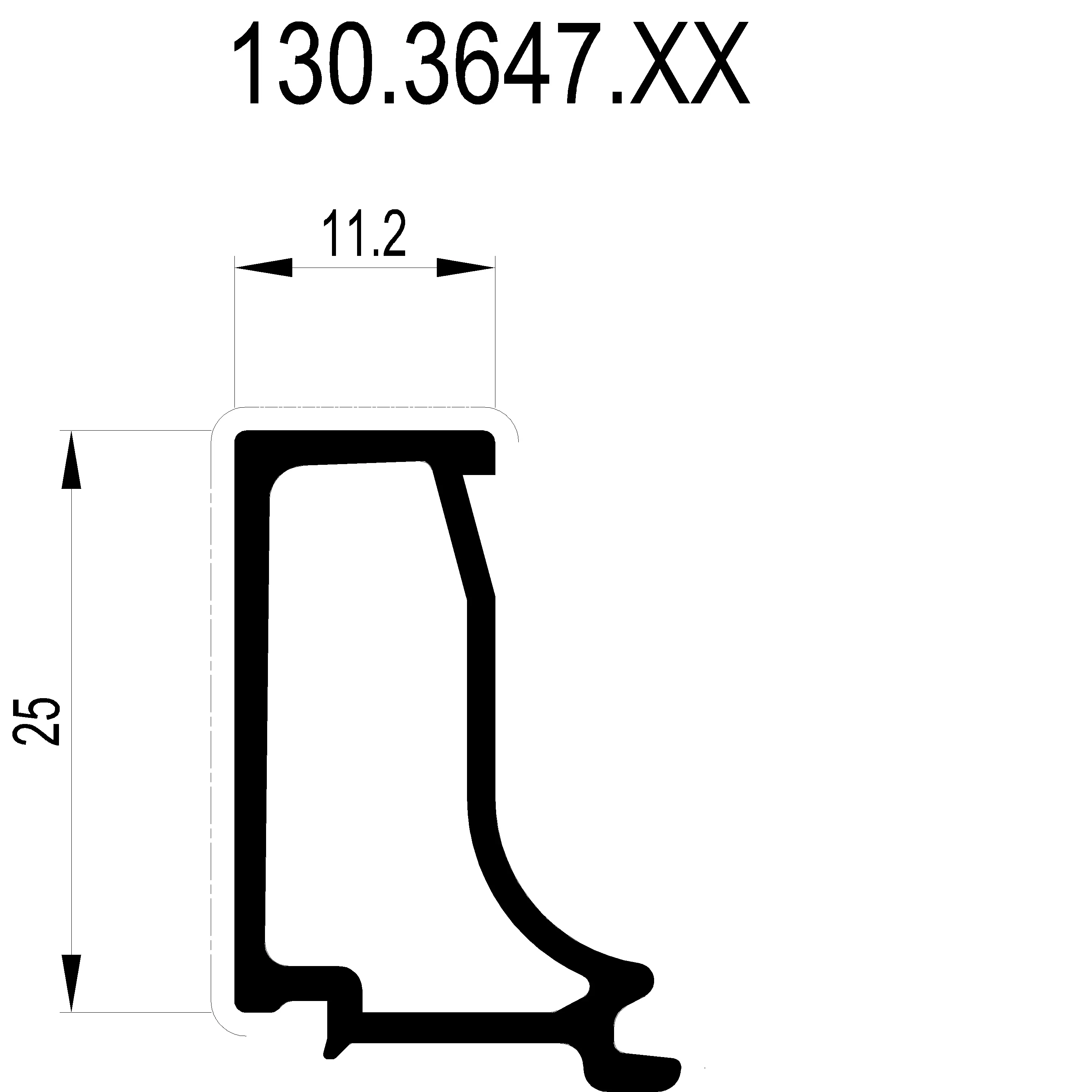 Зображення Штапік 11.2 мм [130.3647]
