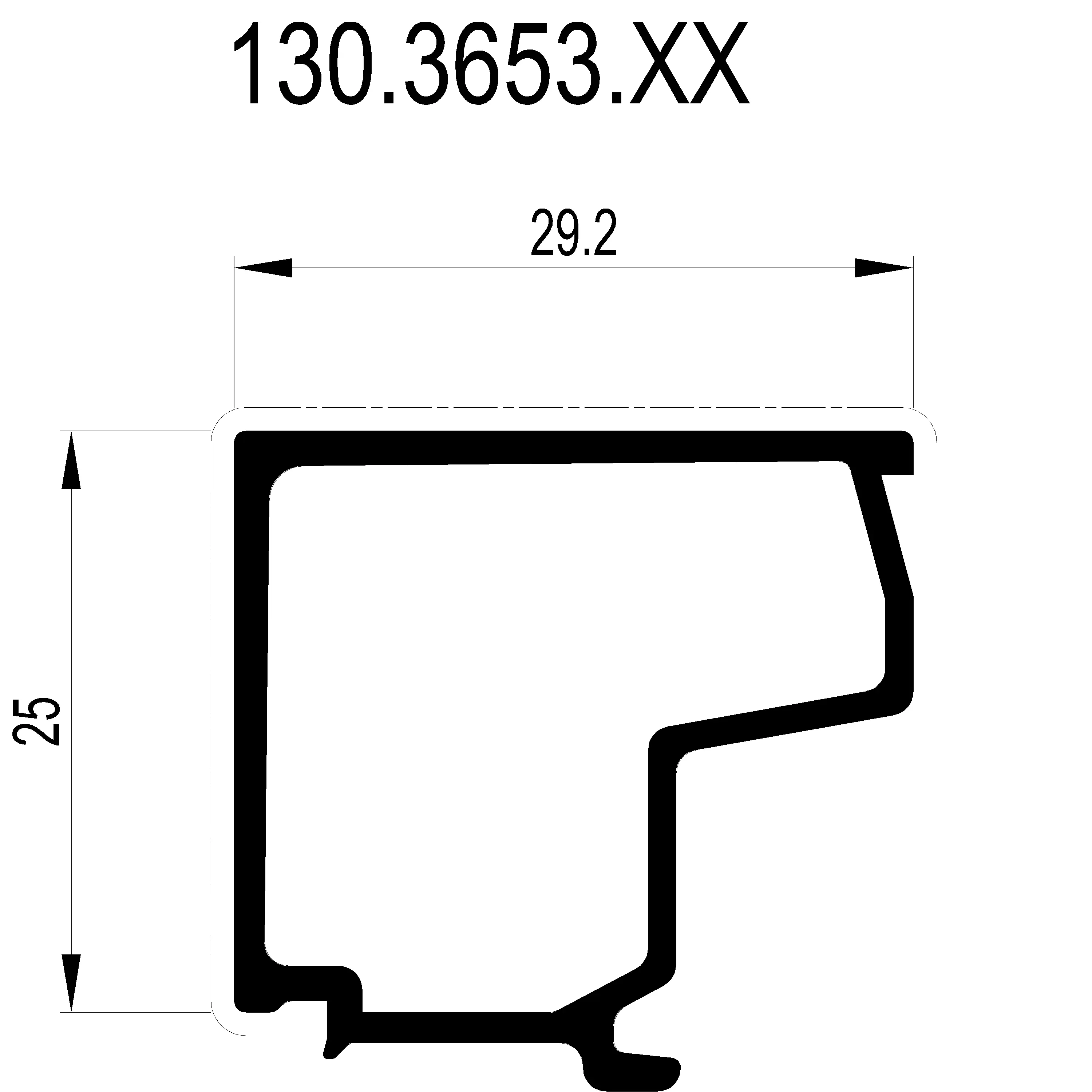 Зображення Штапік 29.2 мм [130.3653]