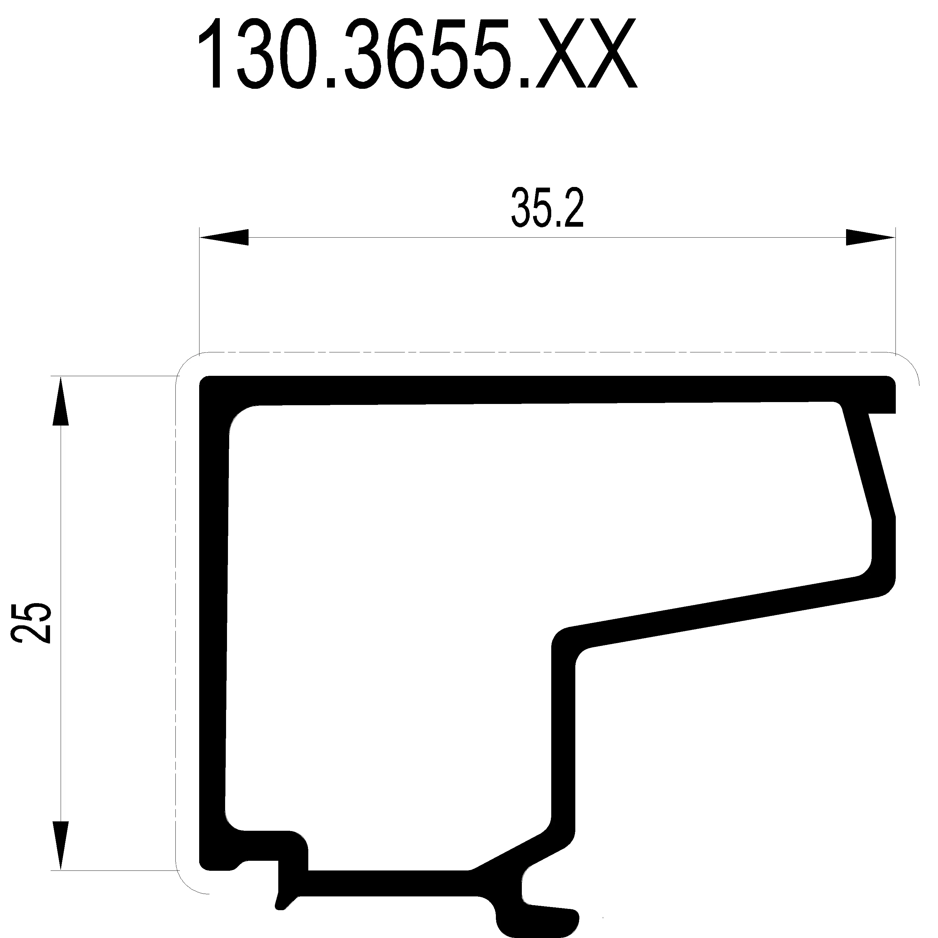 Зображення Штапік 35.2 мм [130.3655]