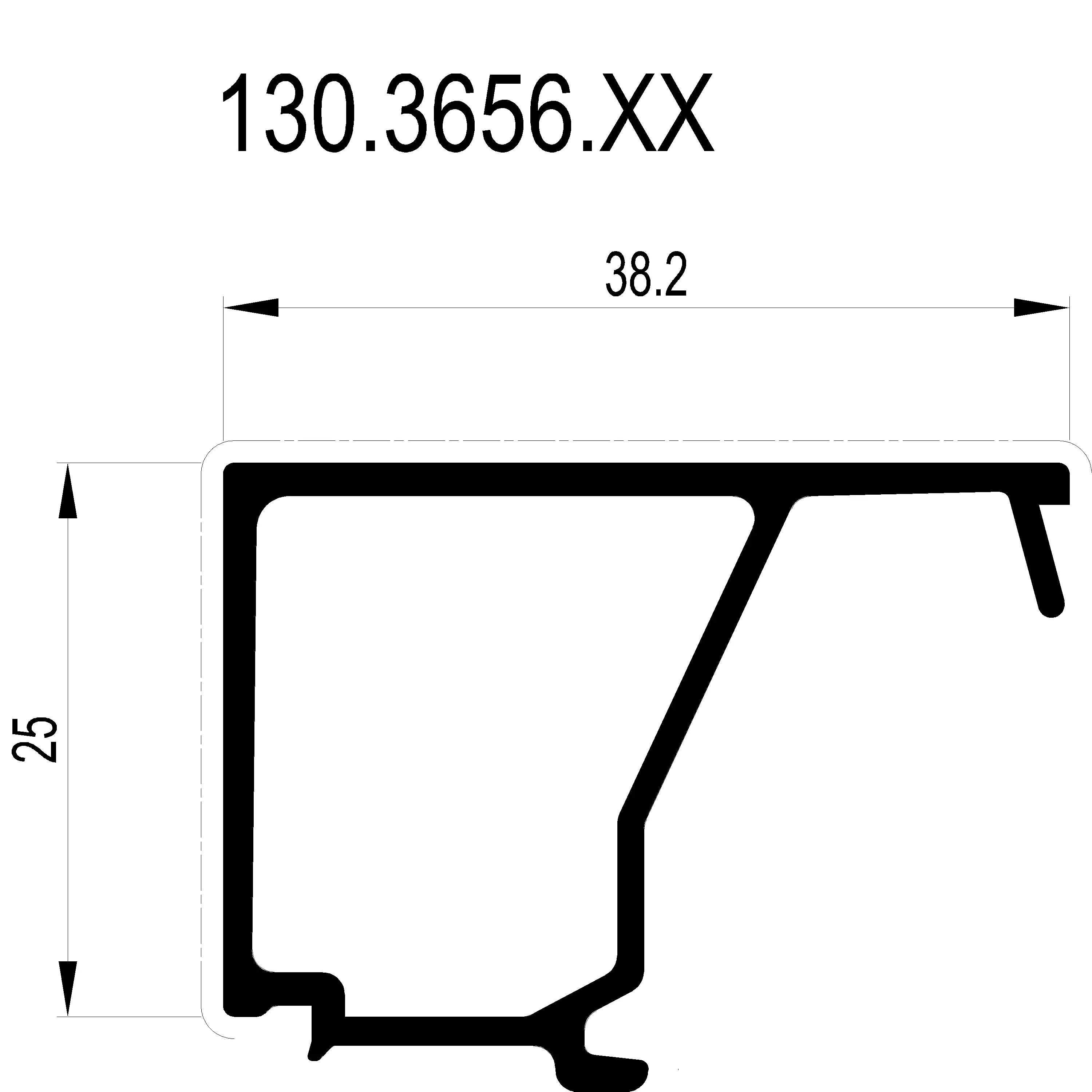 Зображення Штапік 38.2 мм [130.3656]