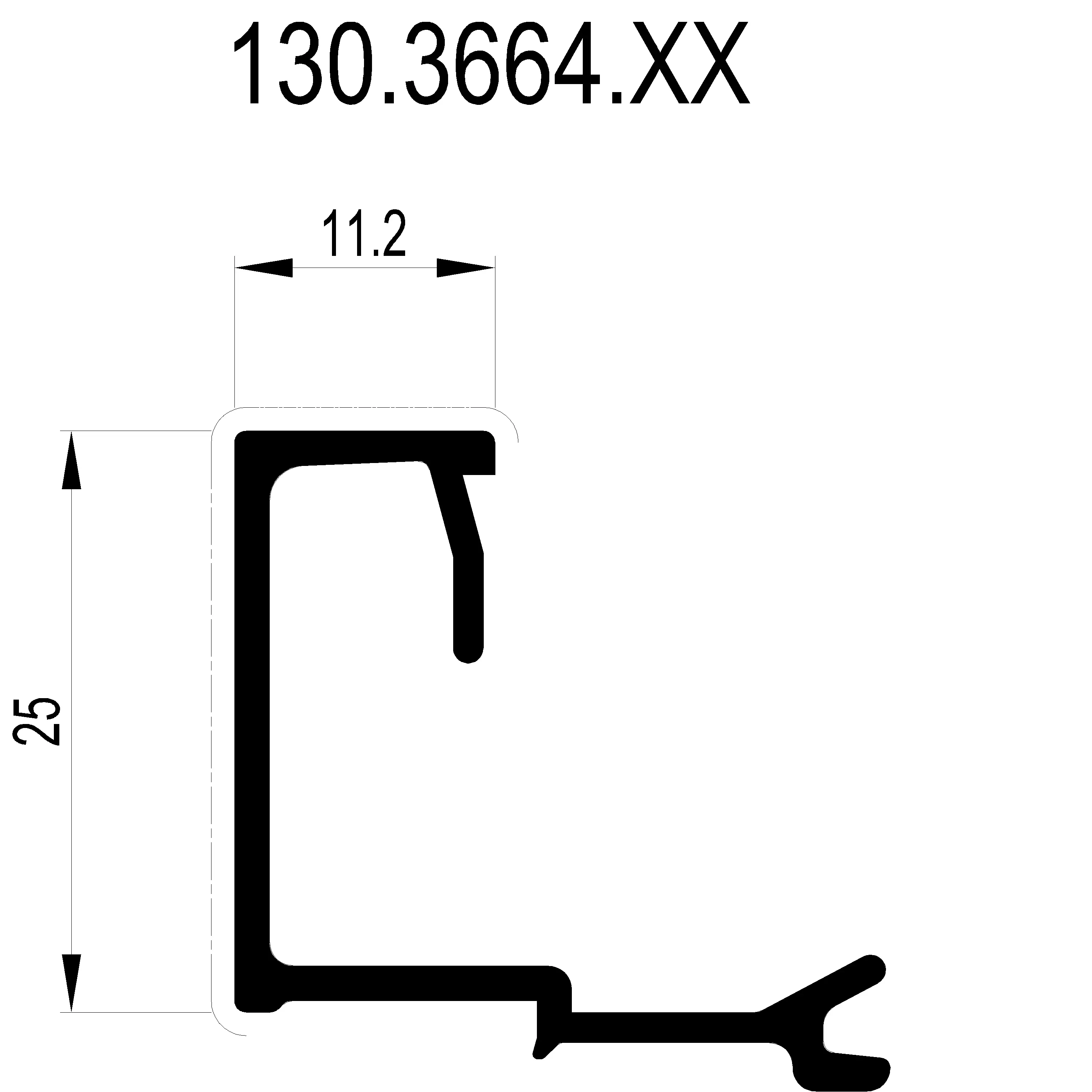 Зображення Штапік 11.2 мм [130.3664]