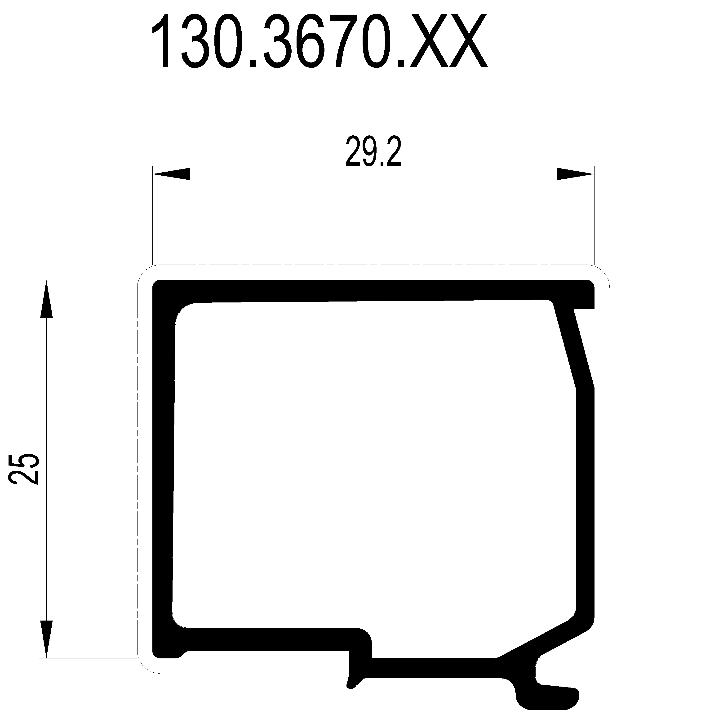 Зображення Штапік 29.2 мм [130.3670]