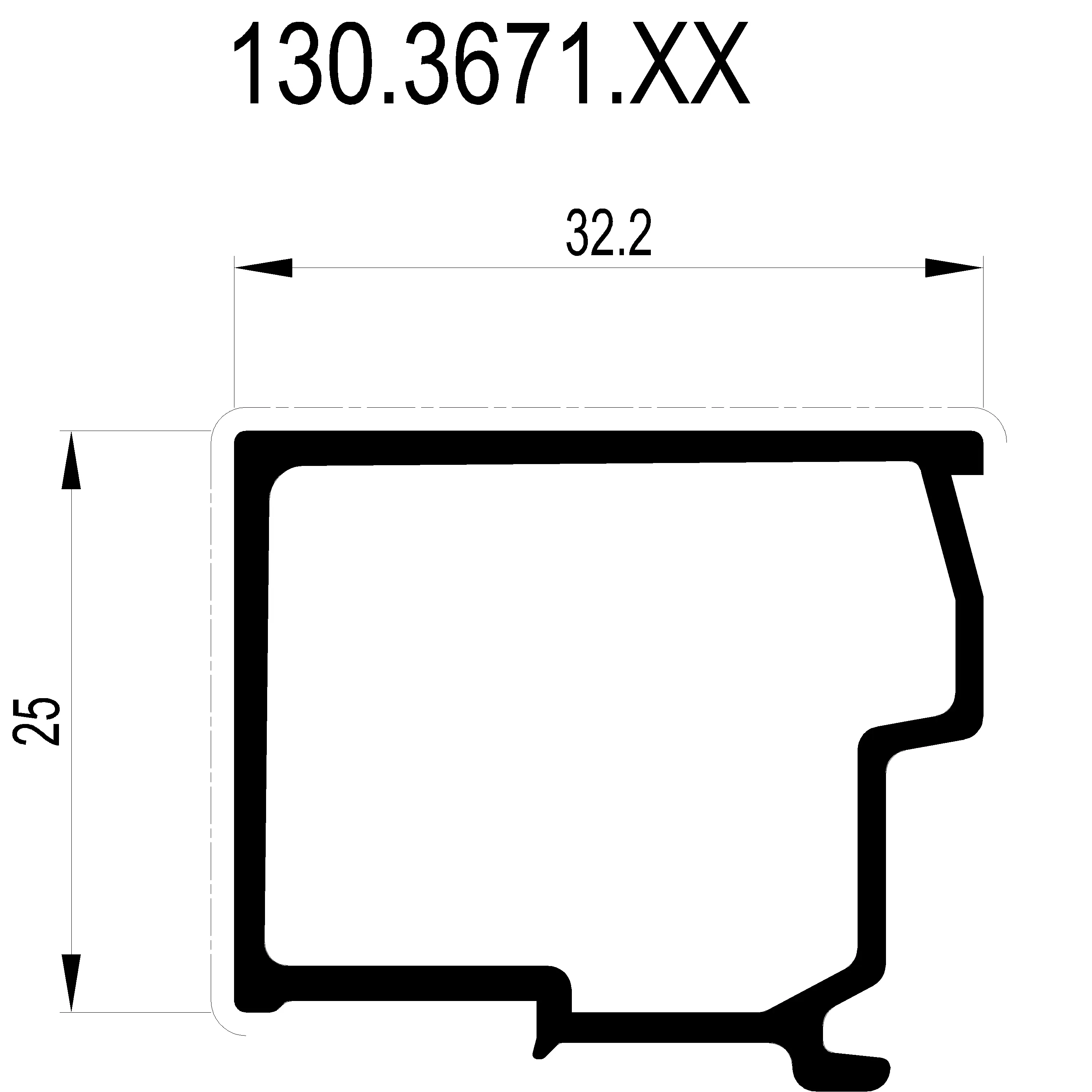 Зображення Штапік 32.2 мм [130.3671]