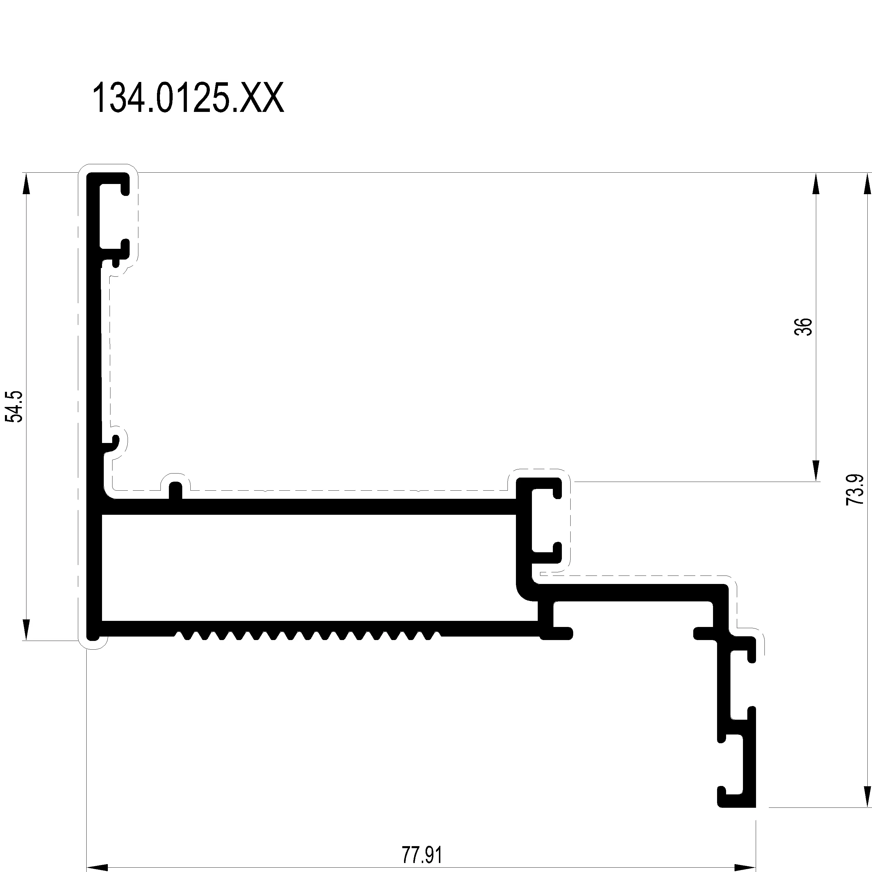 Зображення Зовнішня фасадна рама [134.0125]