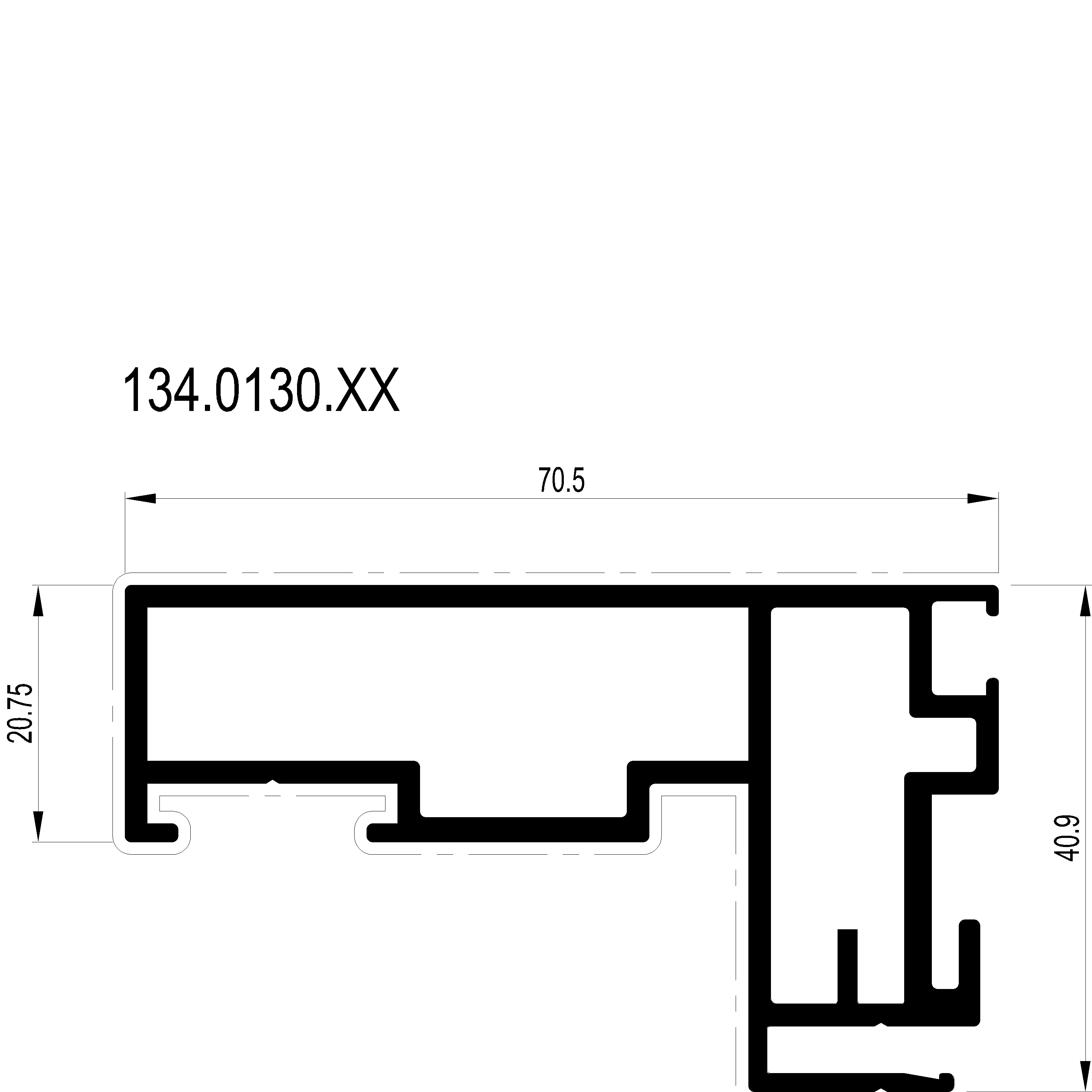 Зображення Вентиляційний профіль [134.0130]