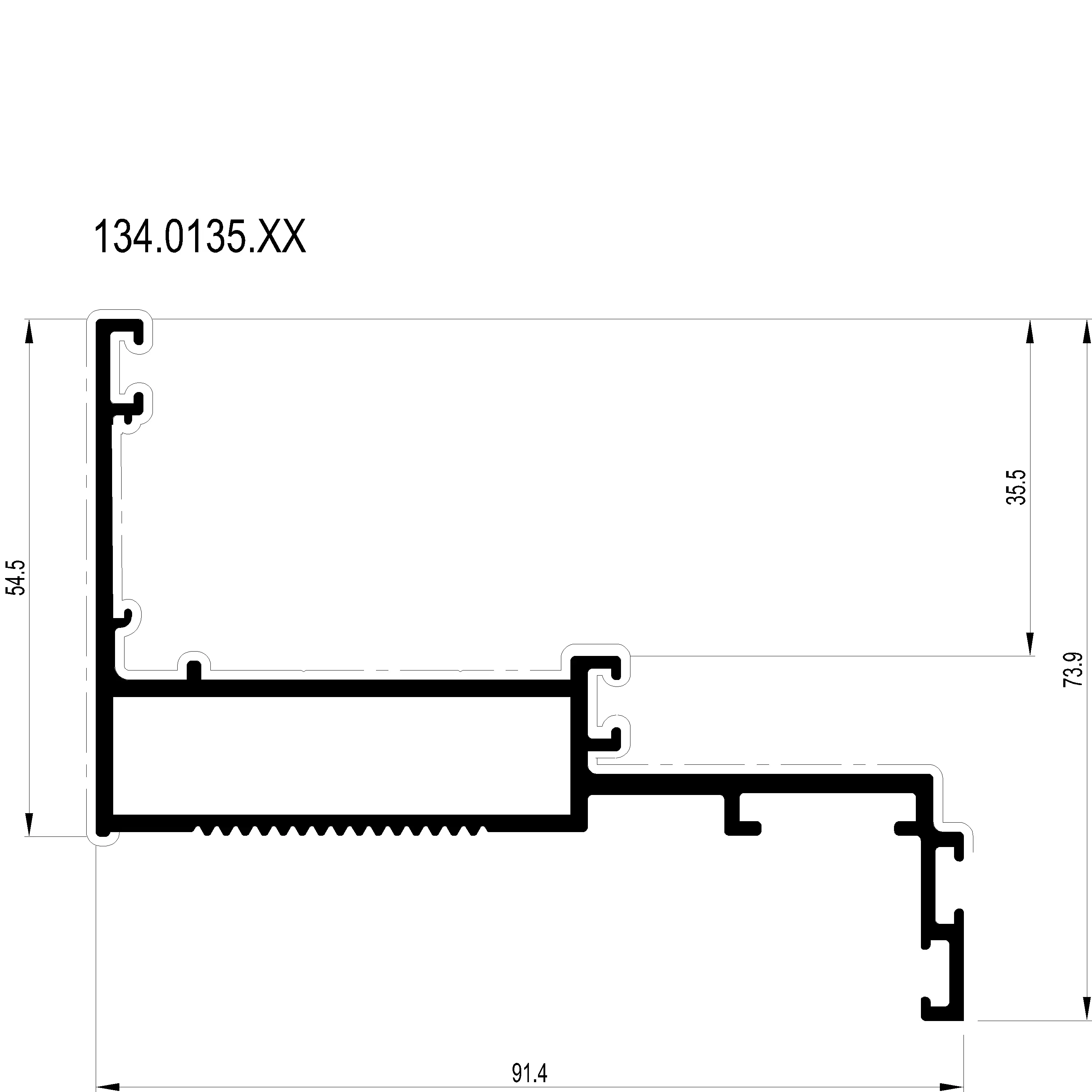 Зображення Зовнішня фасадна рама [134.0135]