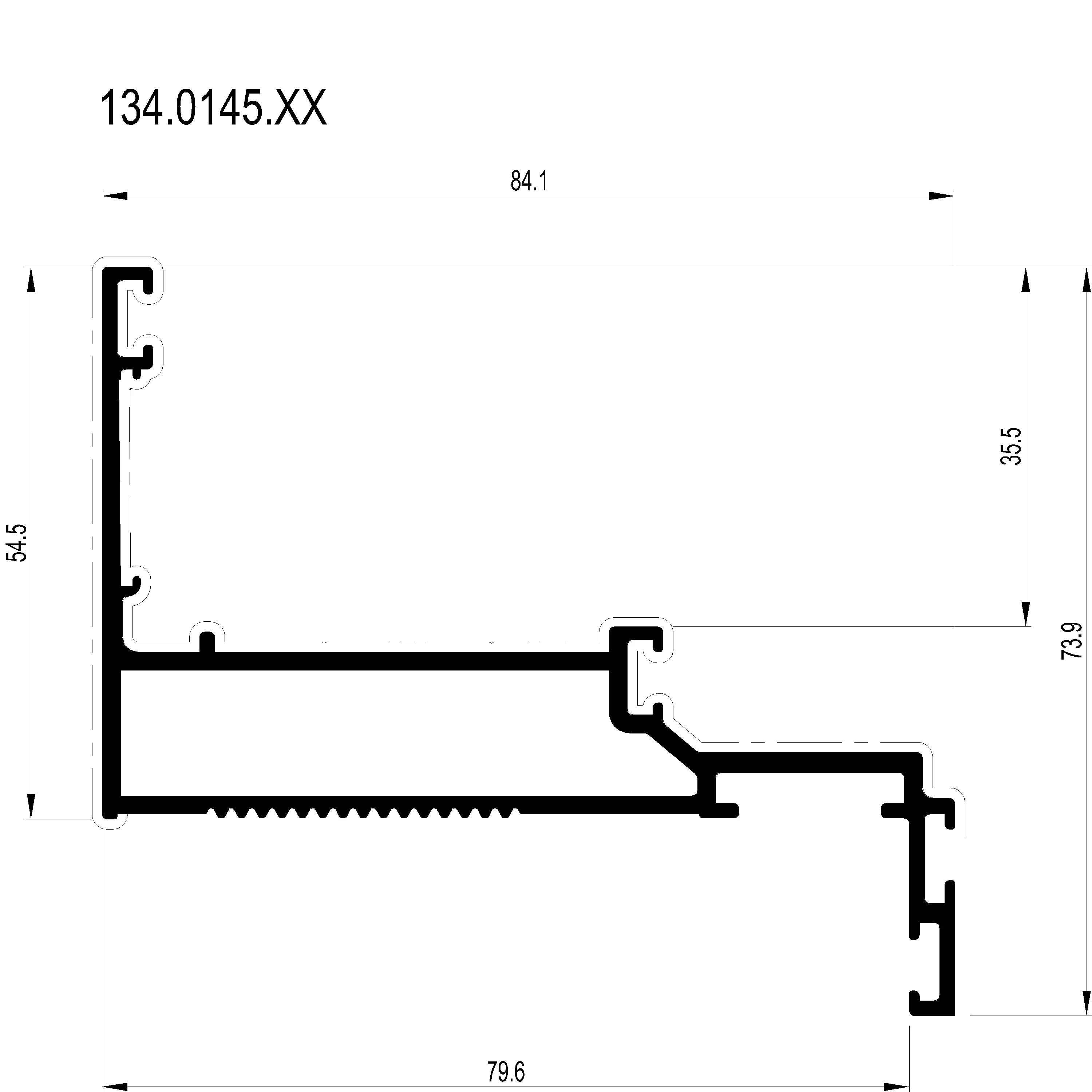 Зображення Зовнішня фасадна рама [134.0145]