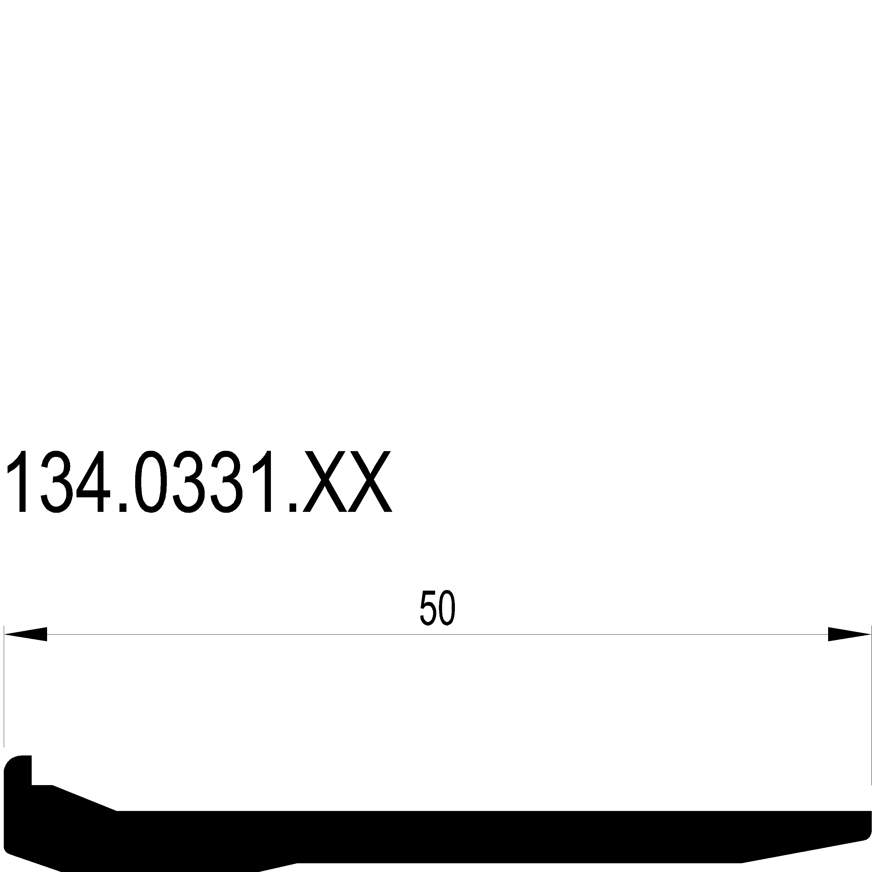 Зображення Опора склопакета [134.0331]