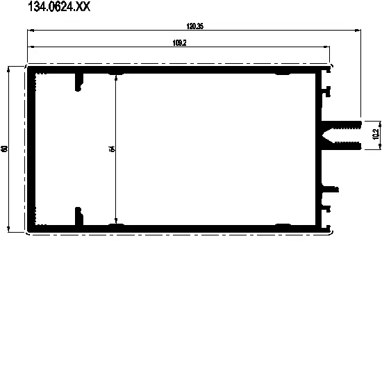 Зображення TRANSOM 120.35 мм [134.0624]