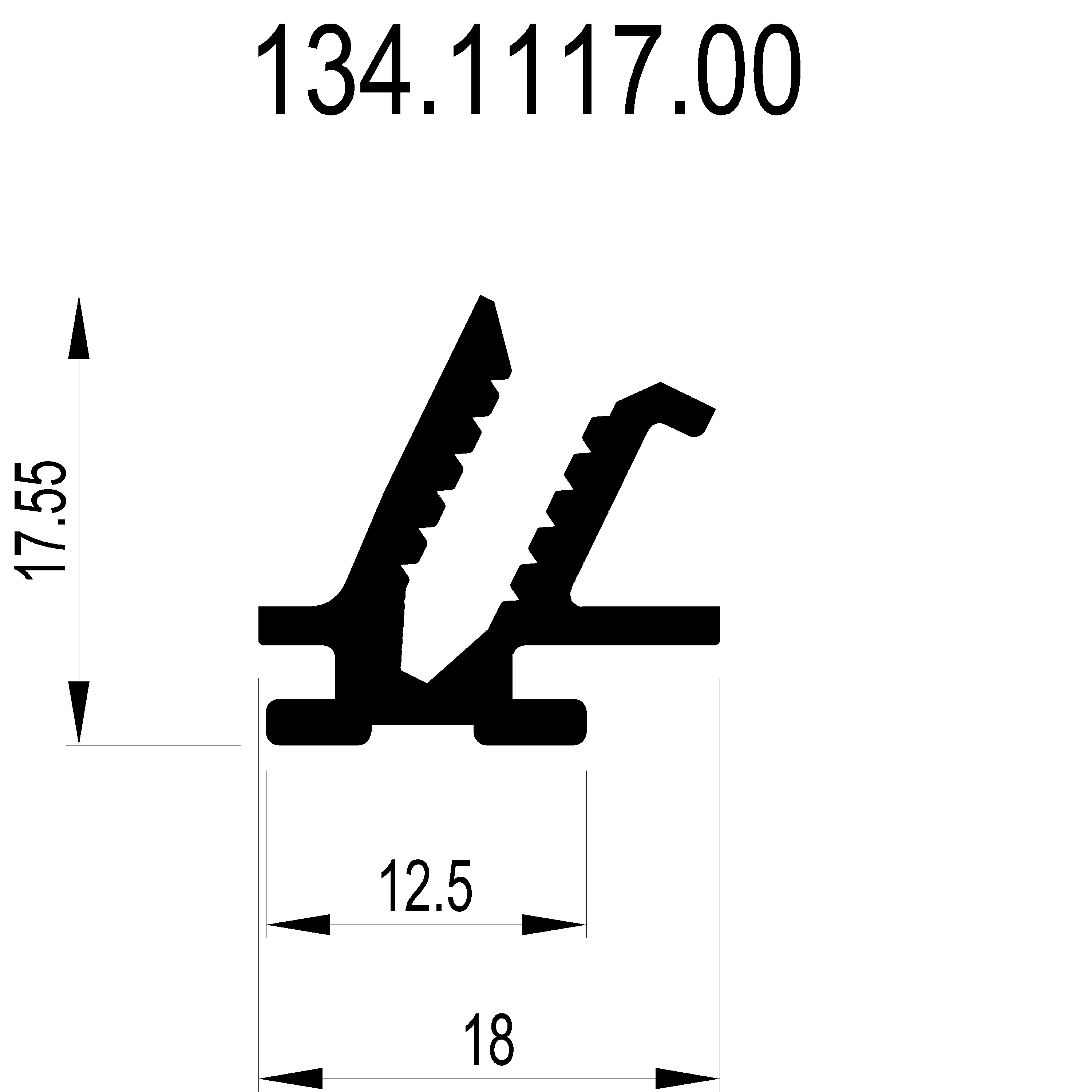 Зображення Профіль скління [134.1117]