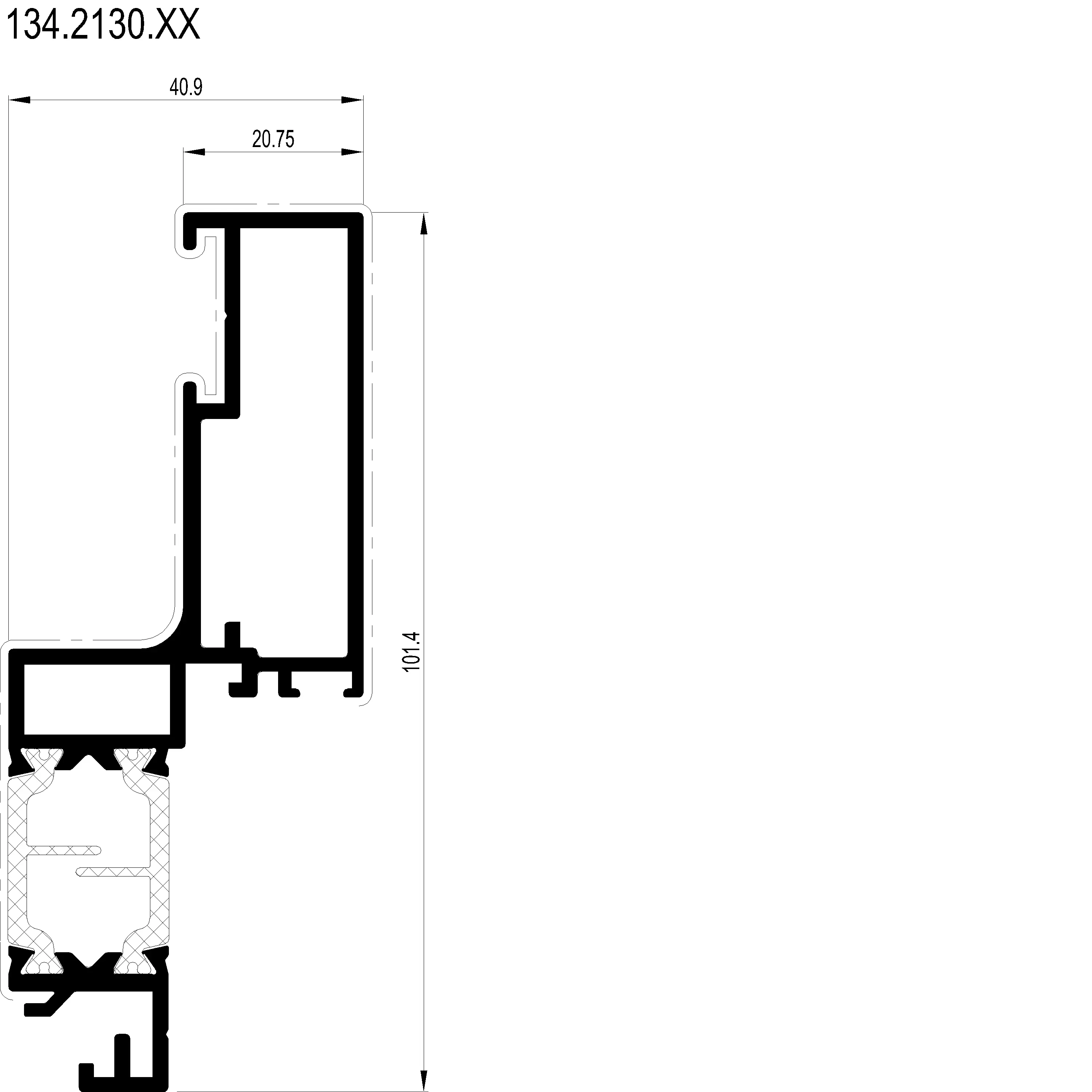 Зображення Вентиляційний профіль [134.2130]