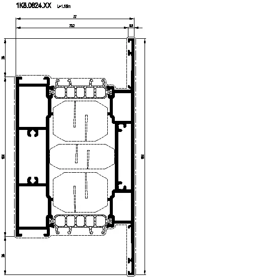 Зображення Перехідний профіль 154 мм [1K8.0824]
