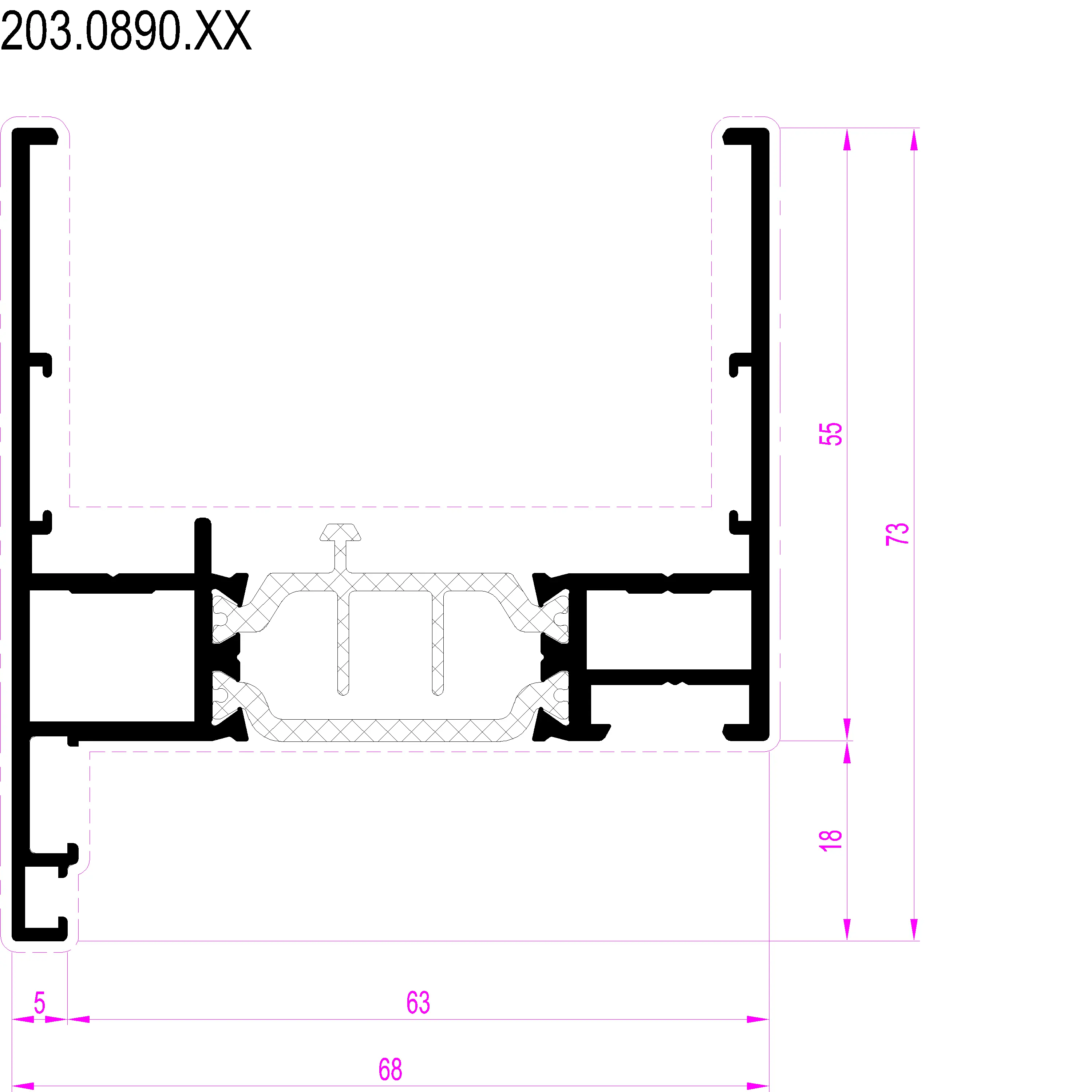 Зображення FRAME 73 мм [203.0890]
