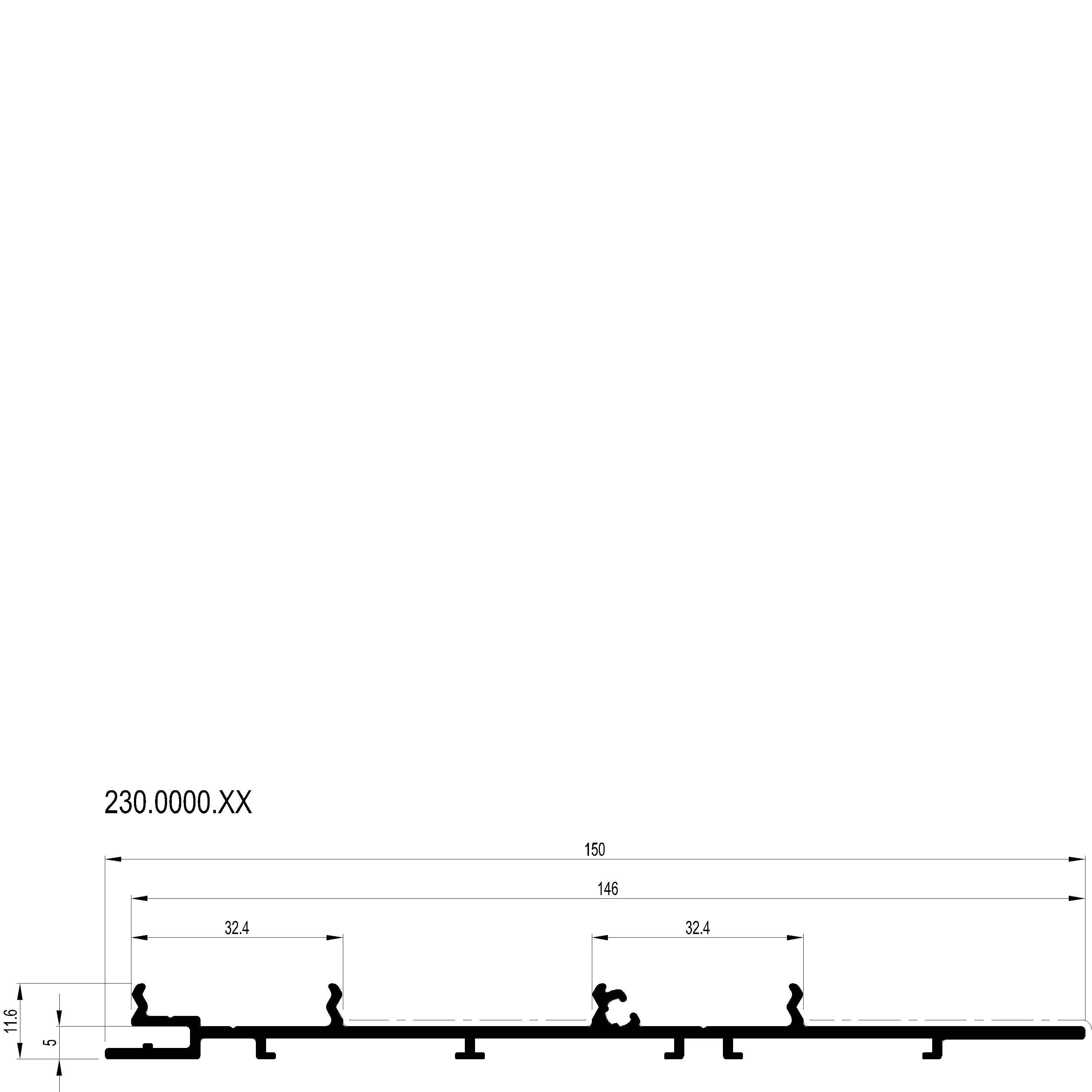 Зображення COVER PROFILE 141 мм [230.0000]