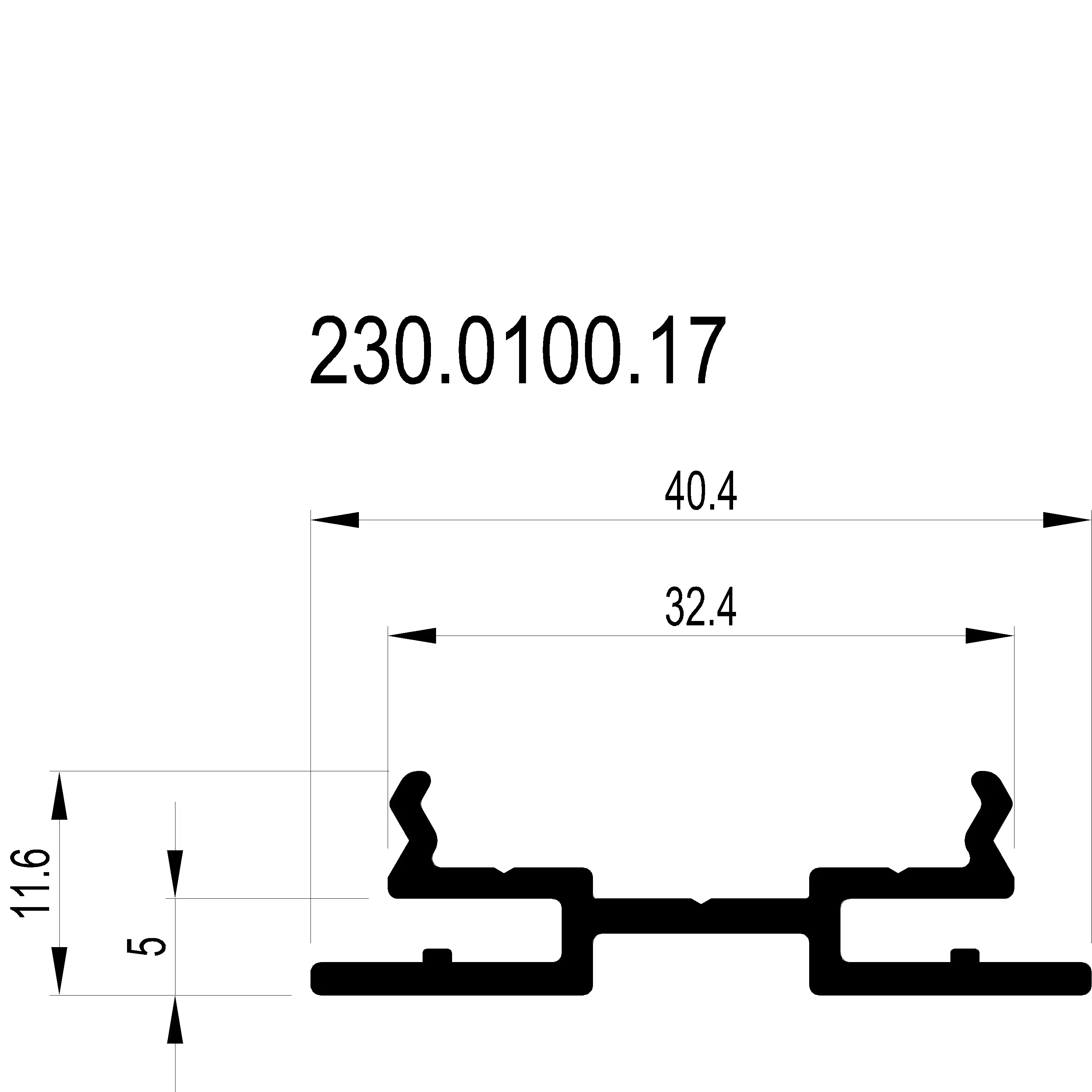 Зображення COVER PROFILE 35 мм [230.0100]