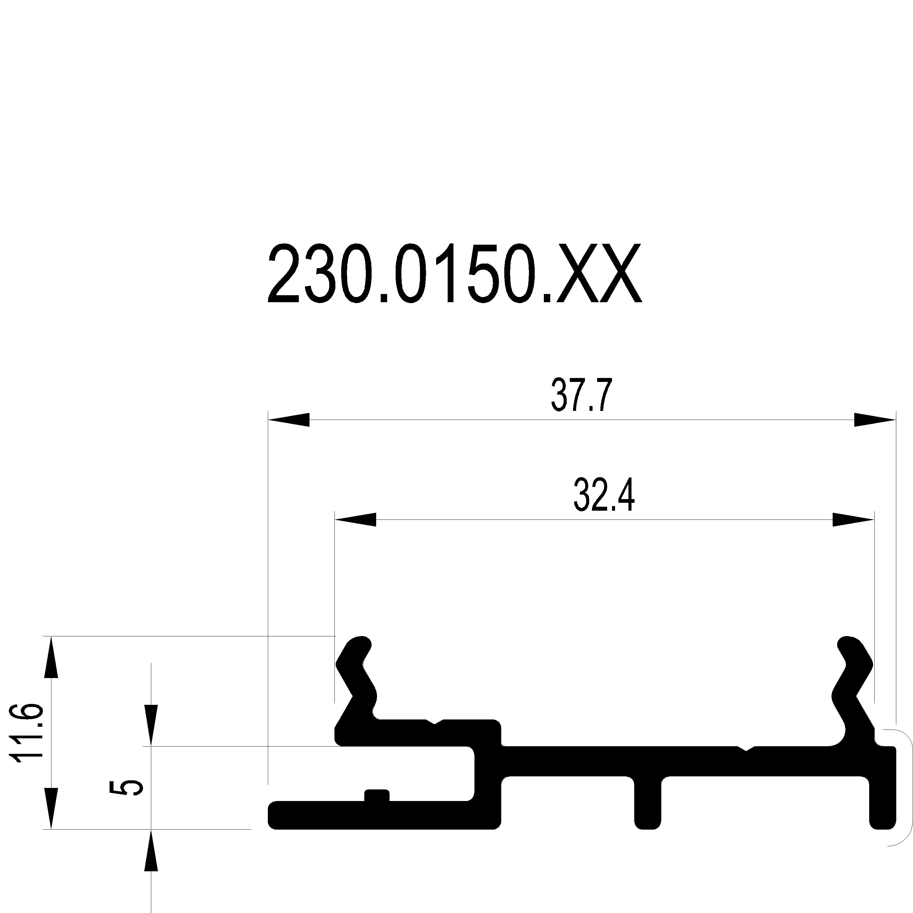 Зображення COVER PROFILE 35 мм [230.0150]