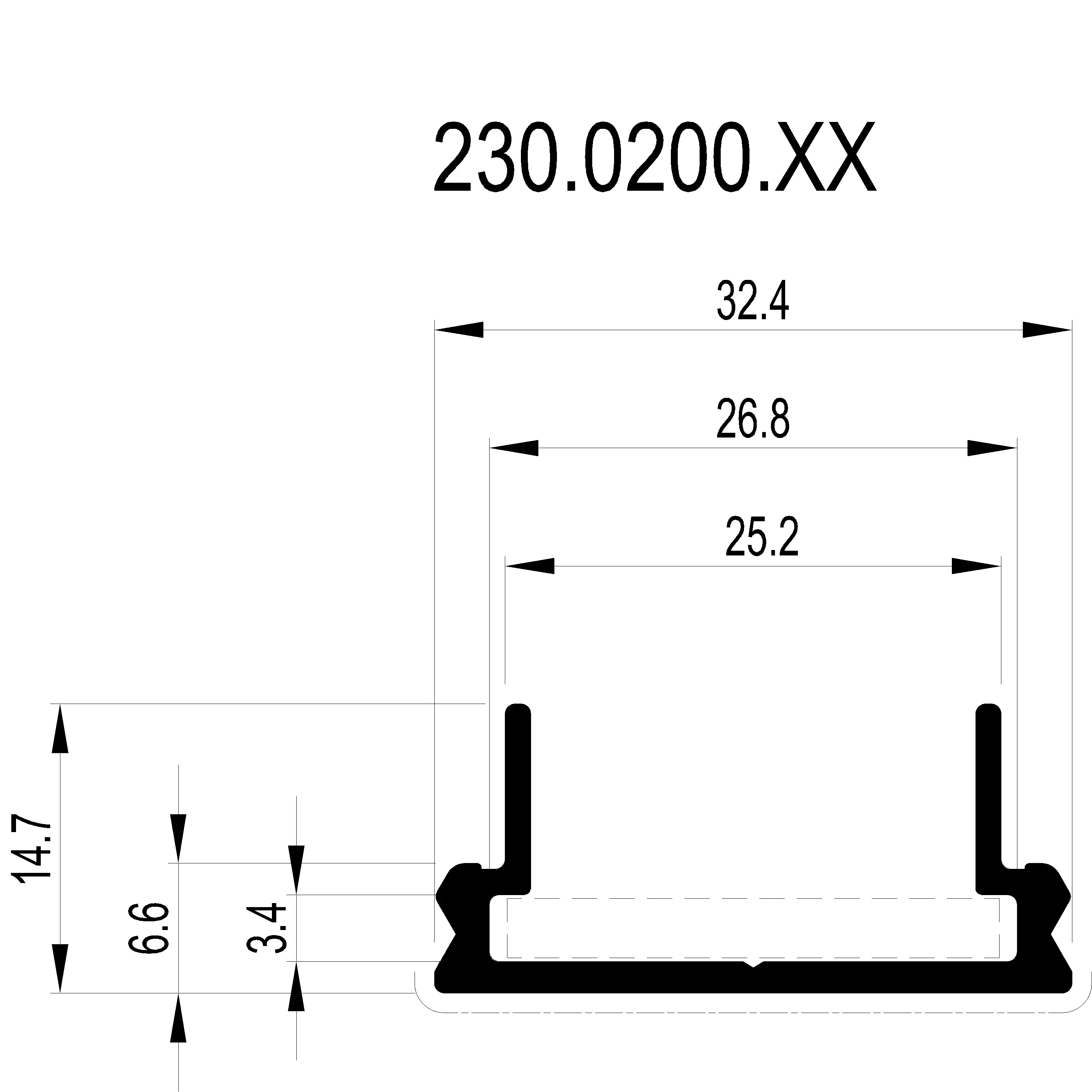 Зображення COVER PROFILE 35 мм [230.0200]