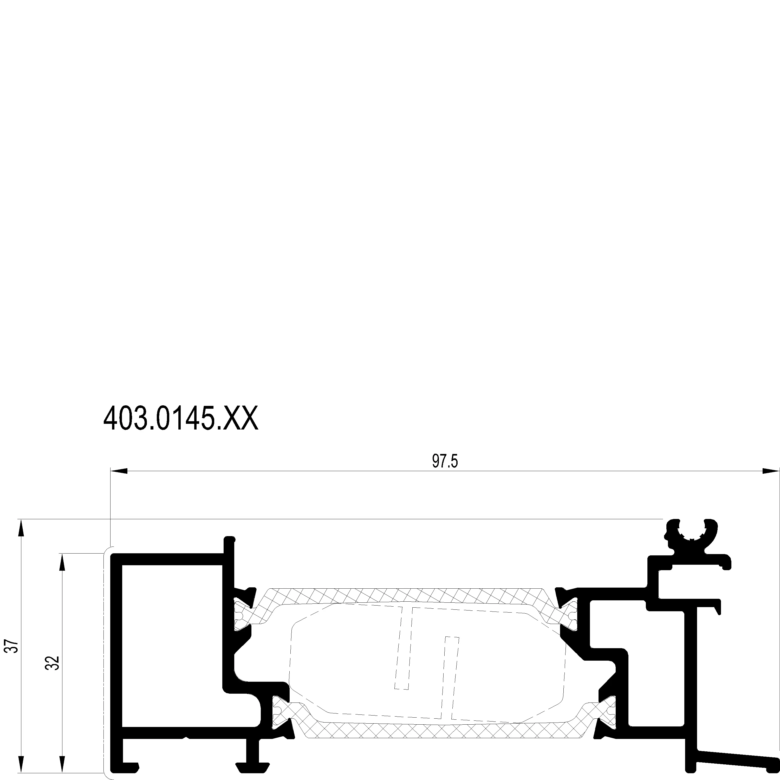Зображення Профіль підвіконний [403.0145]