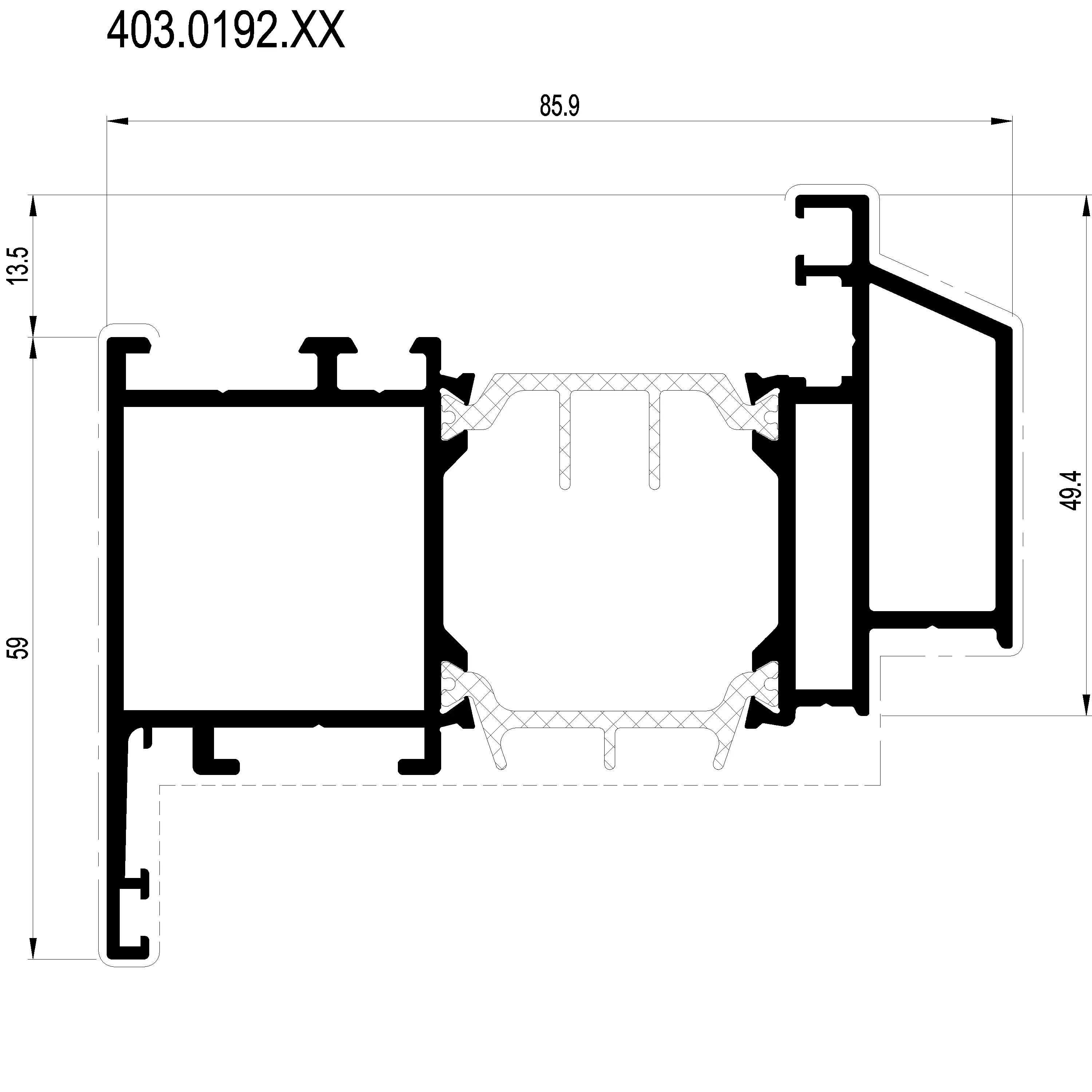Зображення Вентиляційний профіль [403.0192]