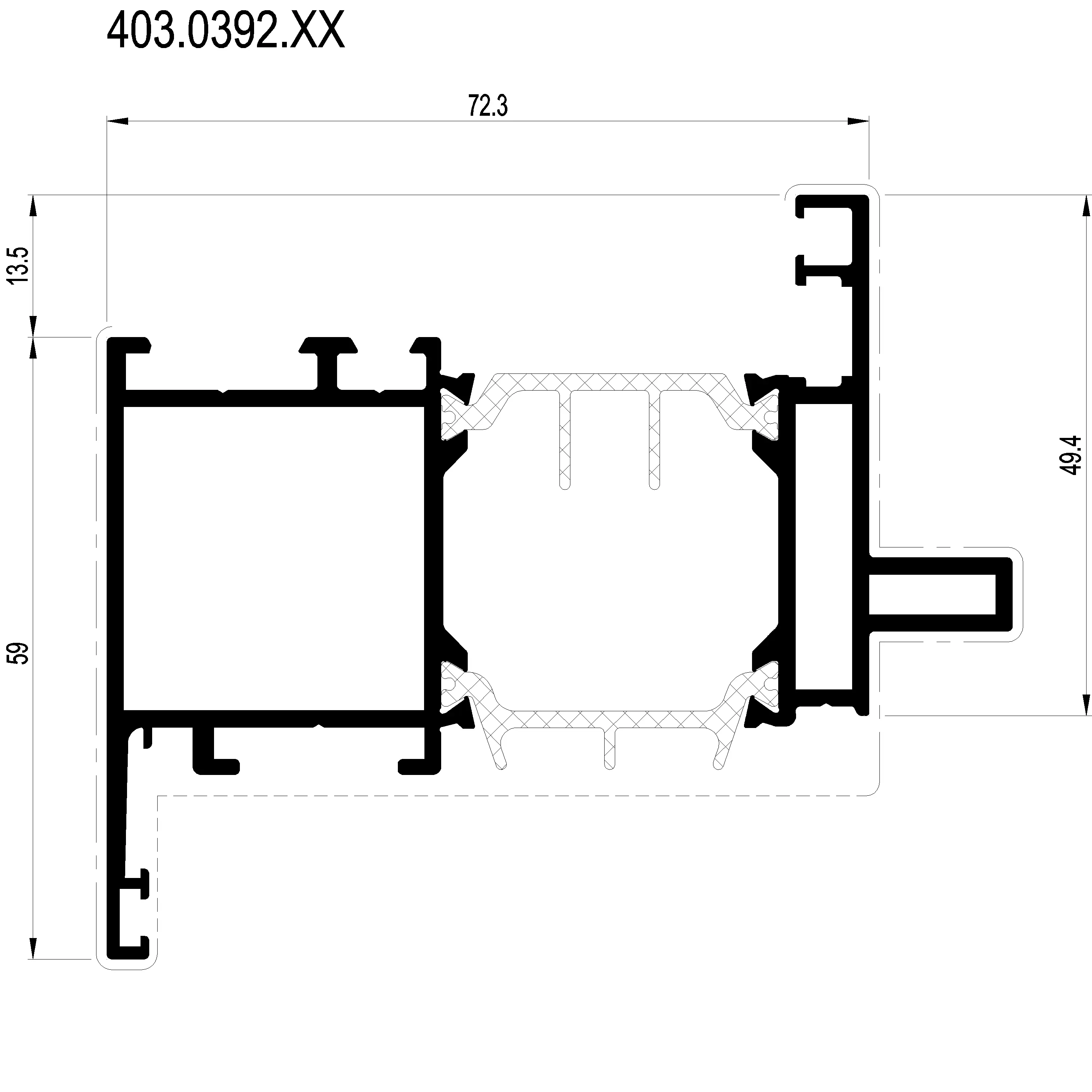Зображення Вентиляційний профіль [403.0392]