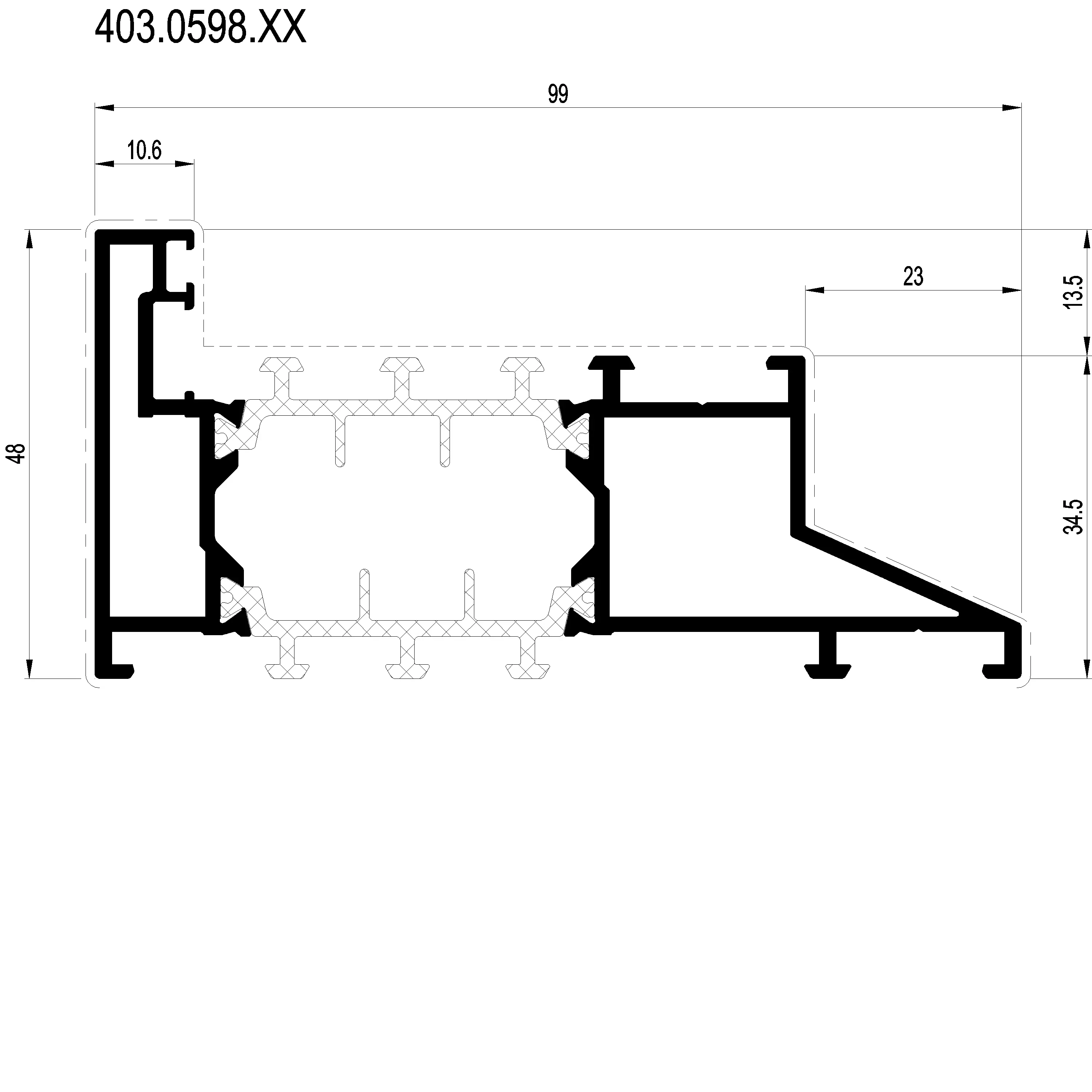 Зображення Зовнішня рама зовнішнього відкривання [403.0598]