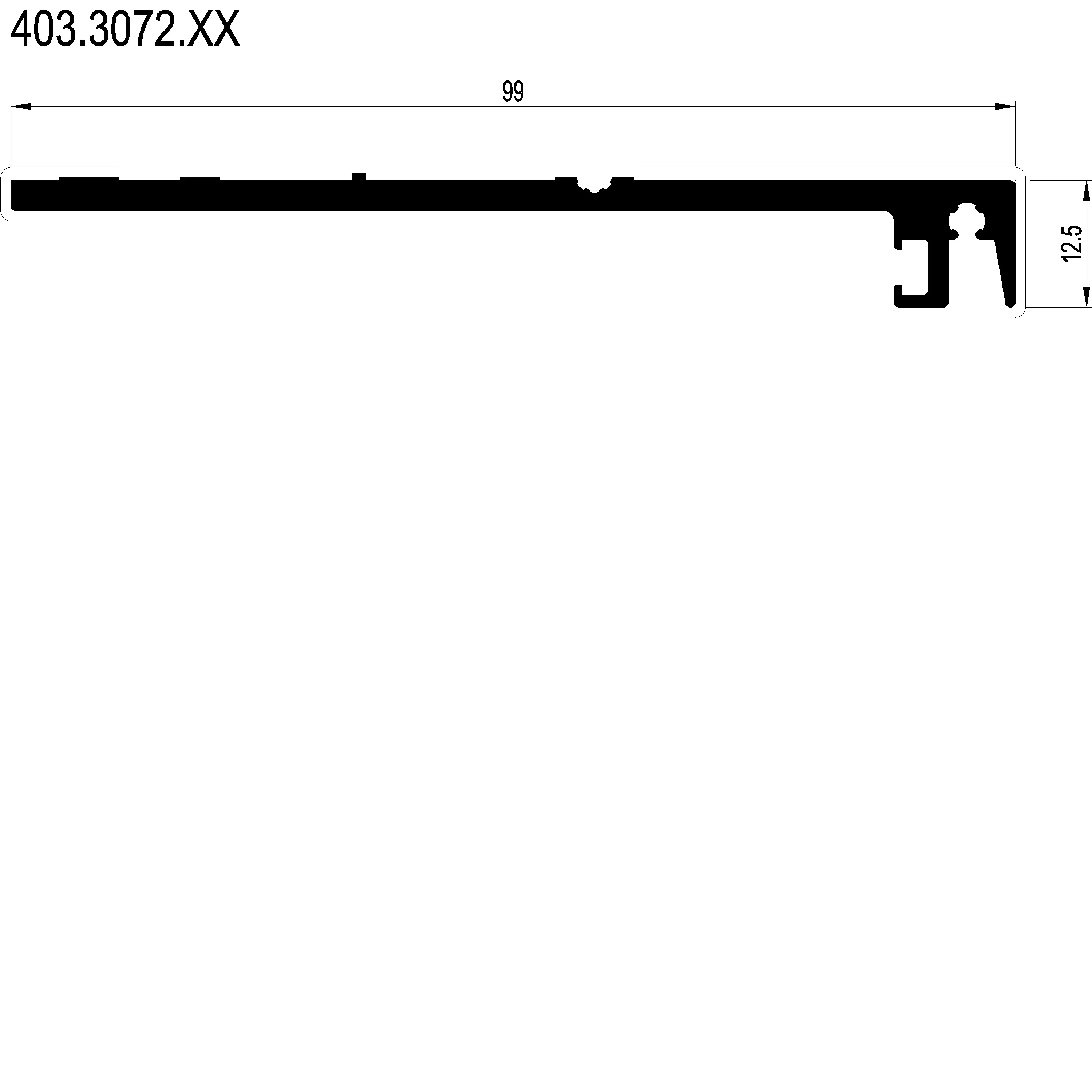 Зображення Профіль підвіконний [403.3072]