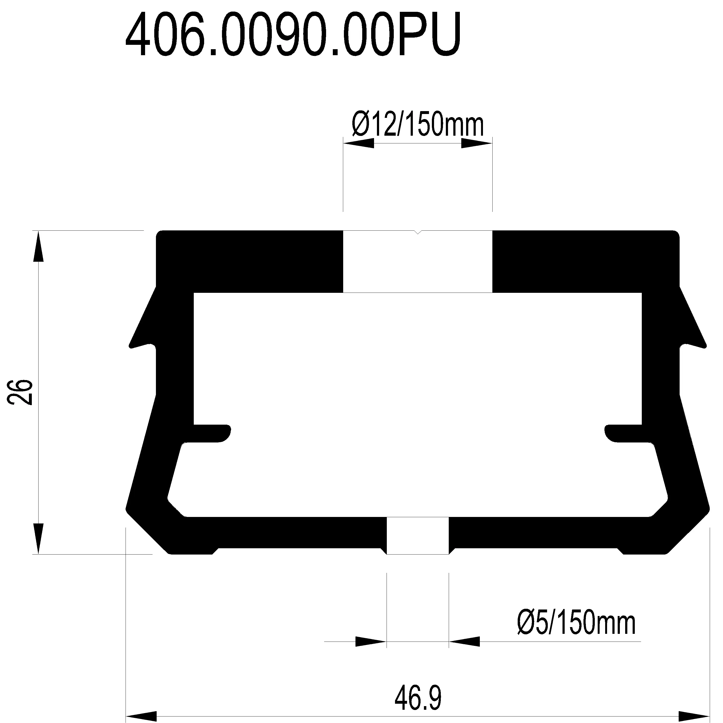 Зображення Профіль підсилення [406.0090.00PU]