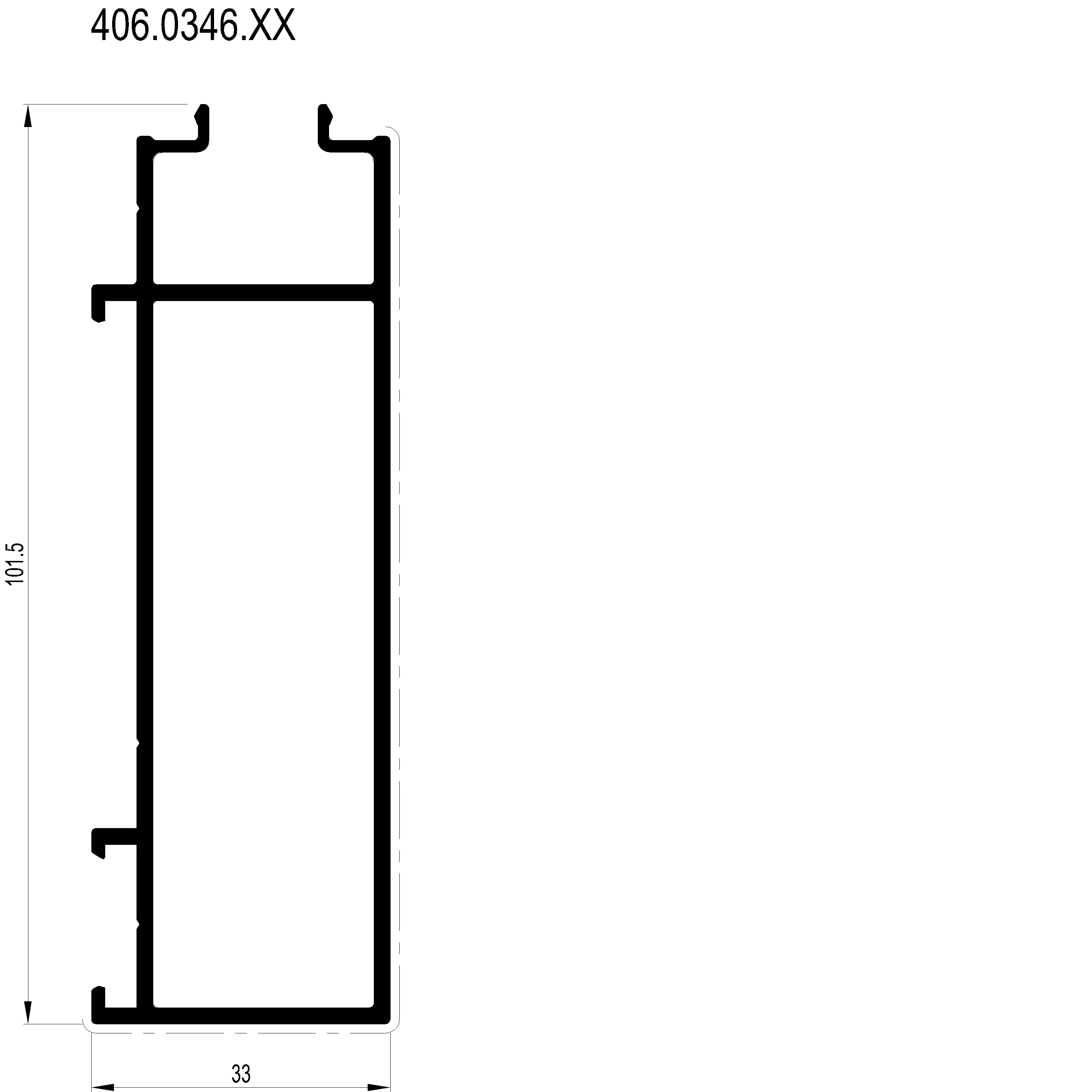 Зображення Бічна зовнішня рама [406.0346]