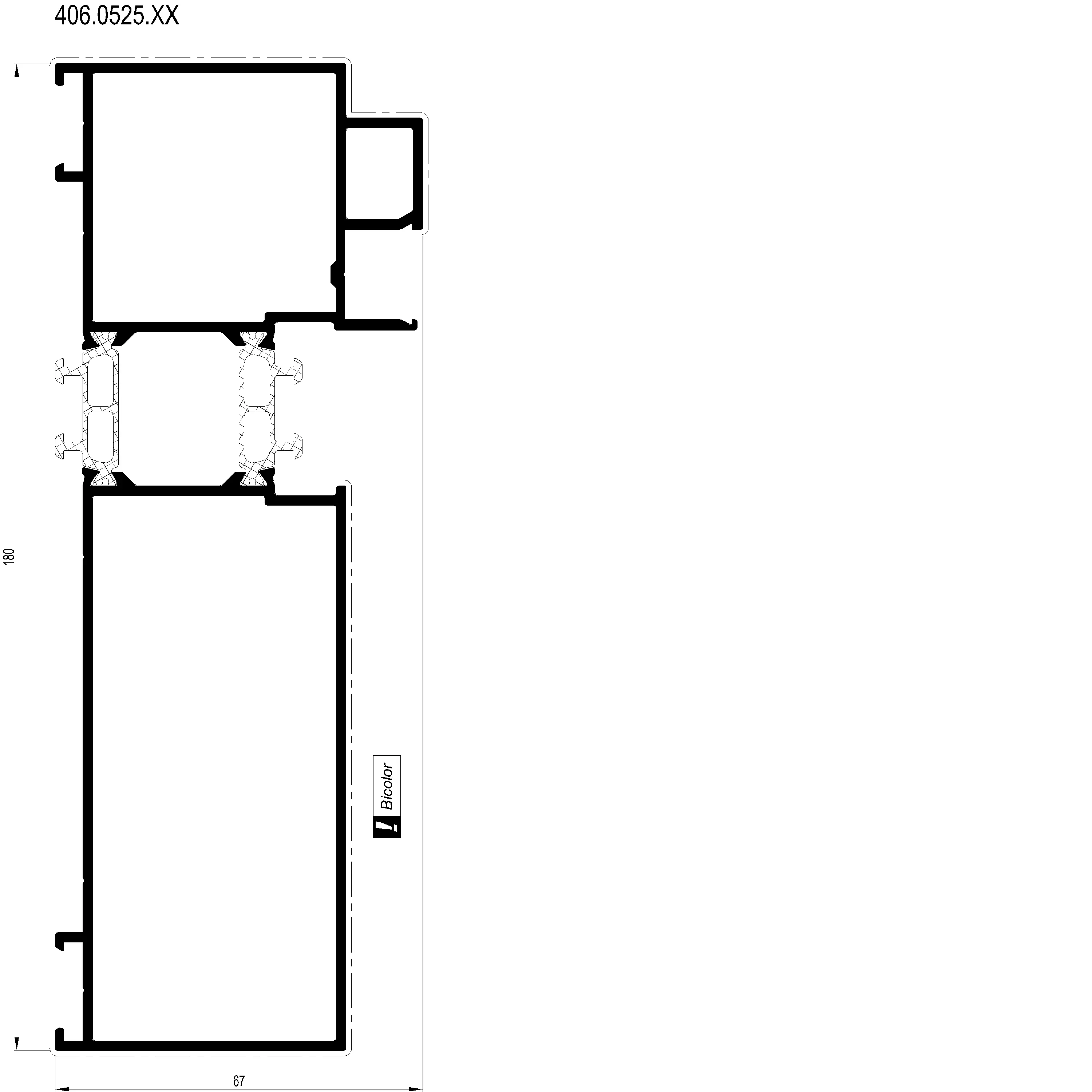 Зображення Бічна зовнішня рама [406.0525]