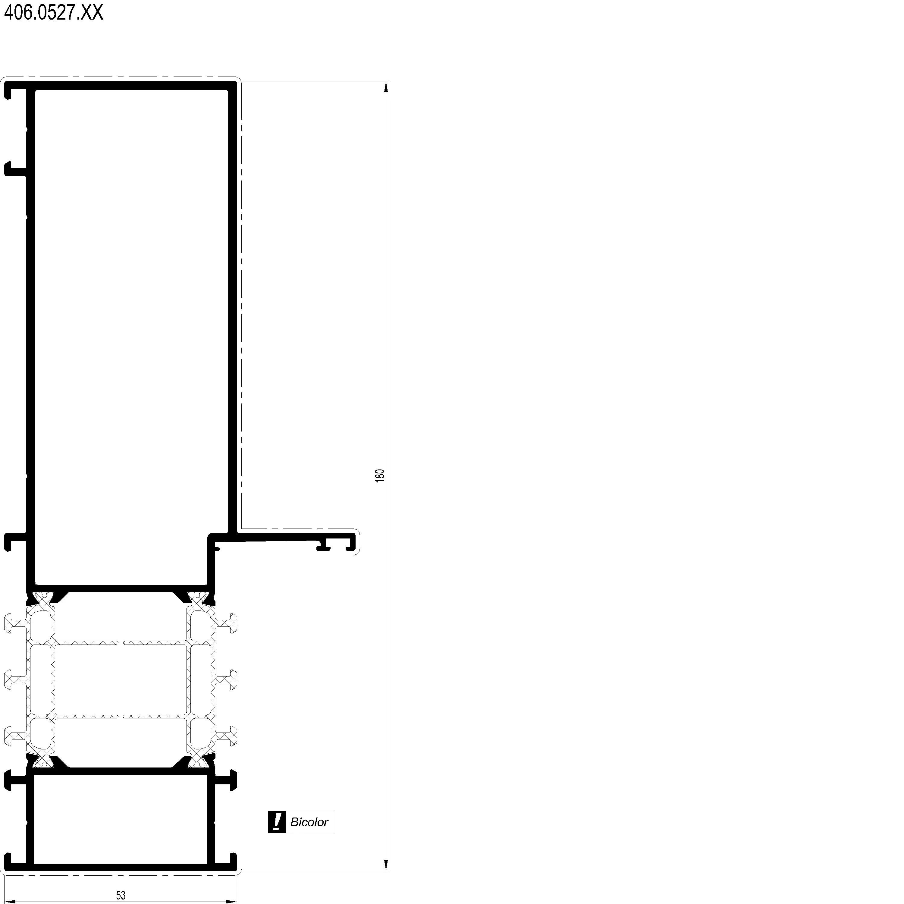 Зображення Бічна зовнішня рама [406.0527]