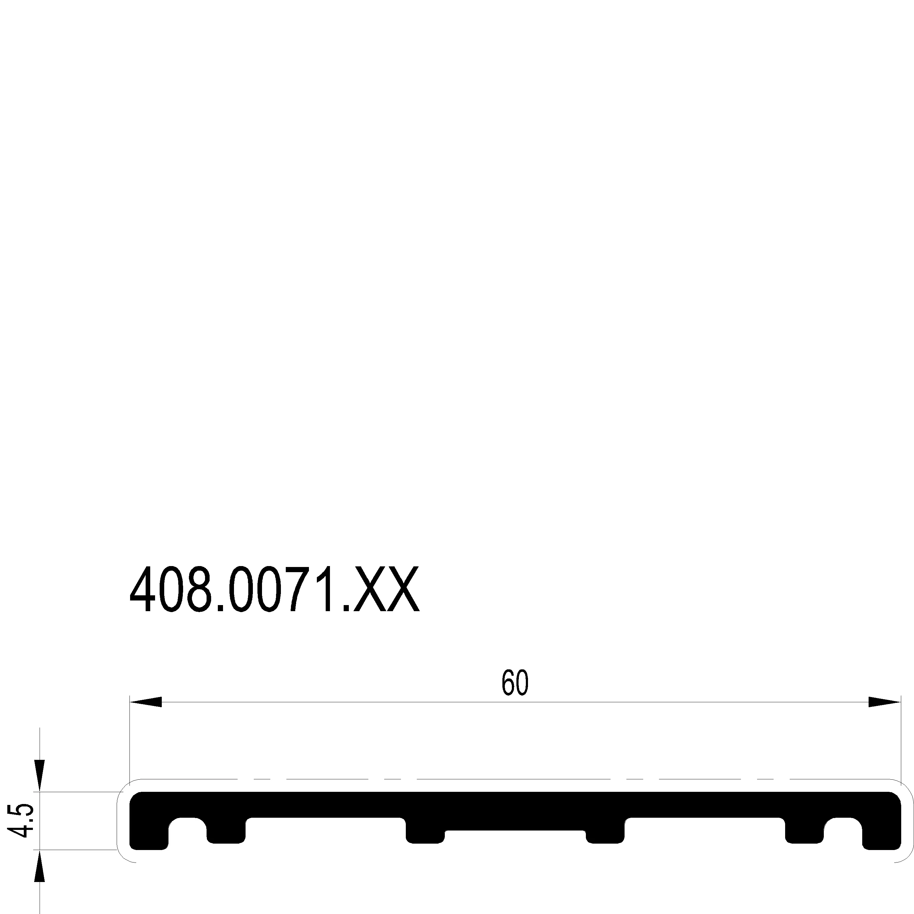 Зображення Підлоговий профіль [408.0071]