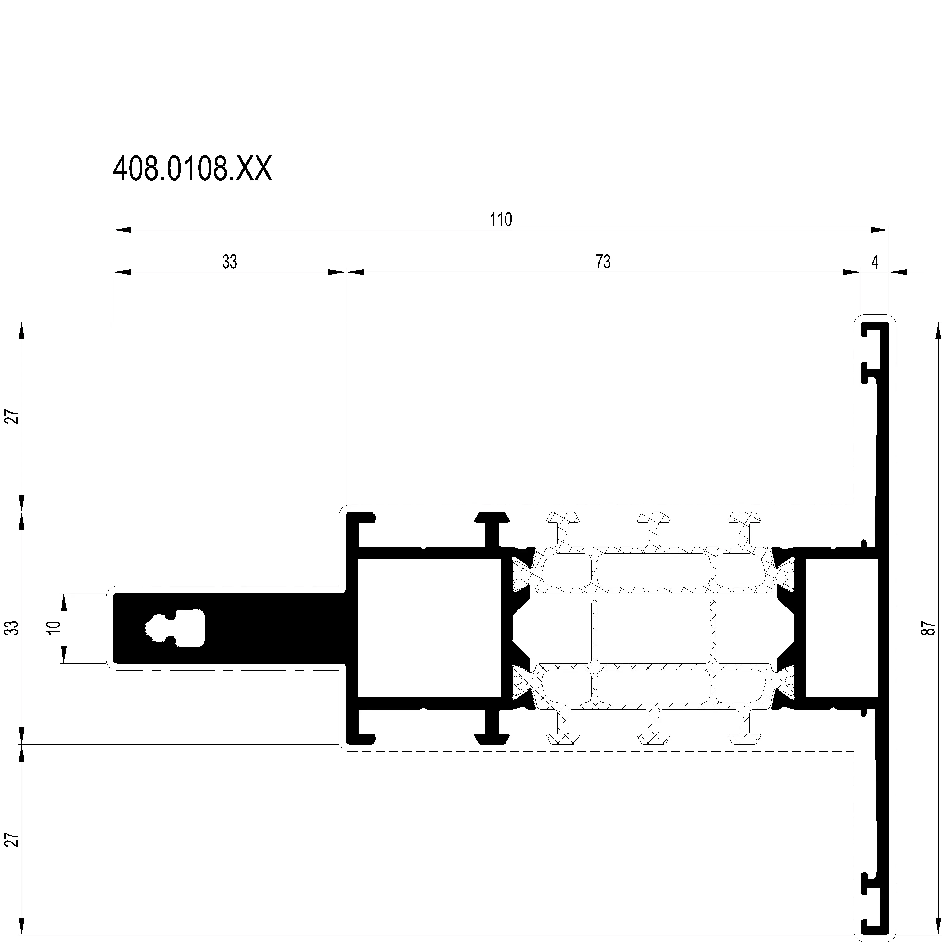 Зображення Перехідний підсилюючий профіль [408.0108]
