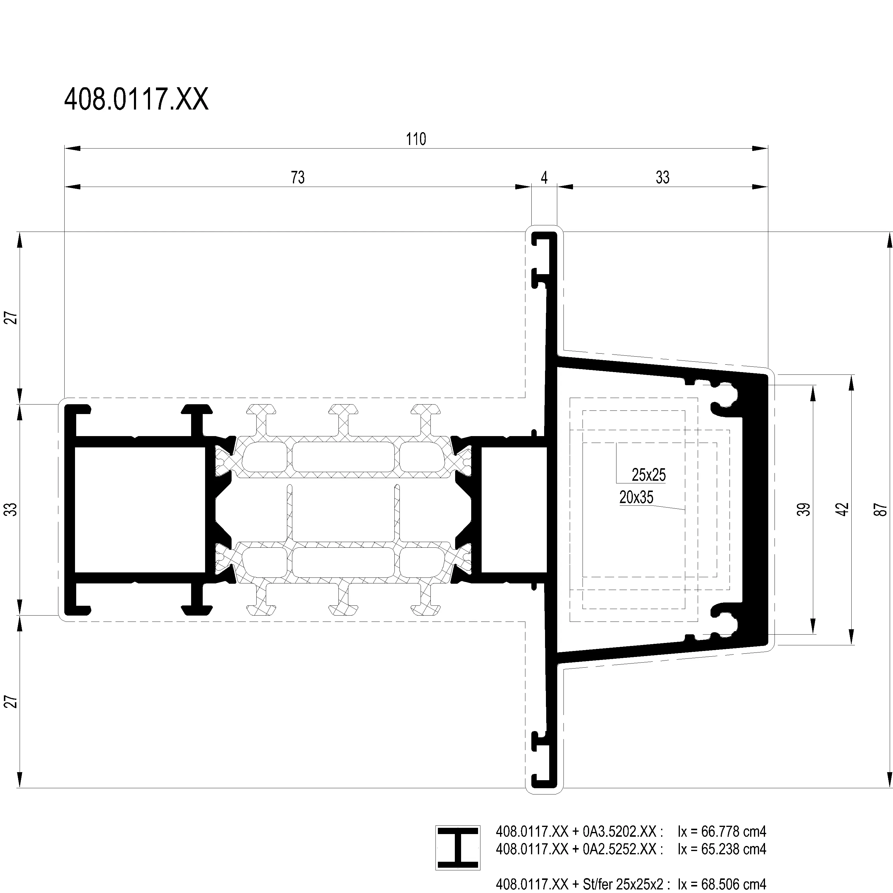 Зображення Перехідний підсилюючий профіль [408.0117]