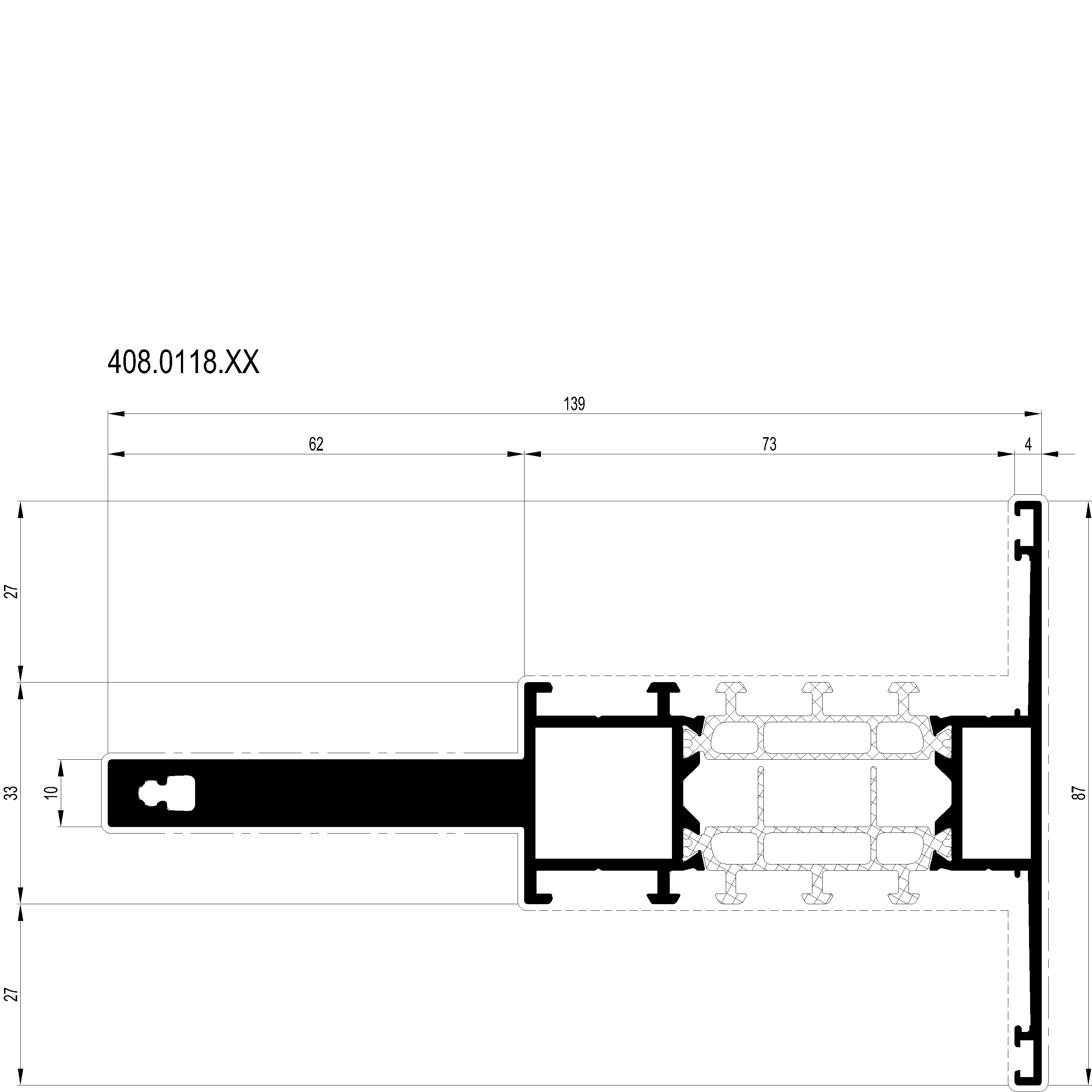 Зображення Перехідний підсилюючий профіль [408.0118]