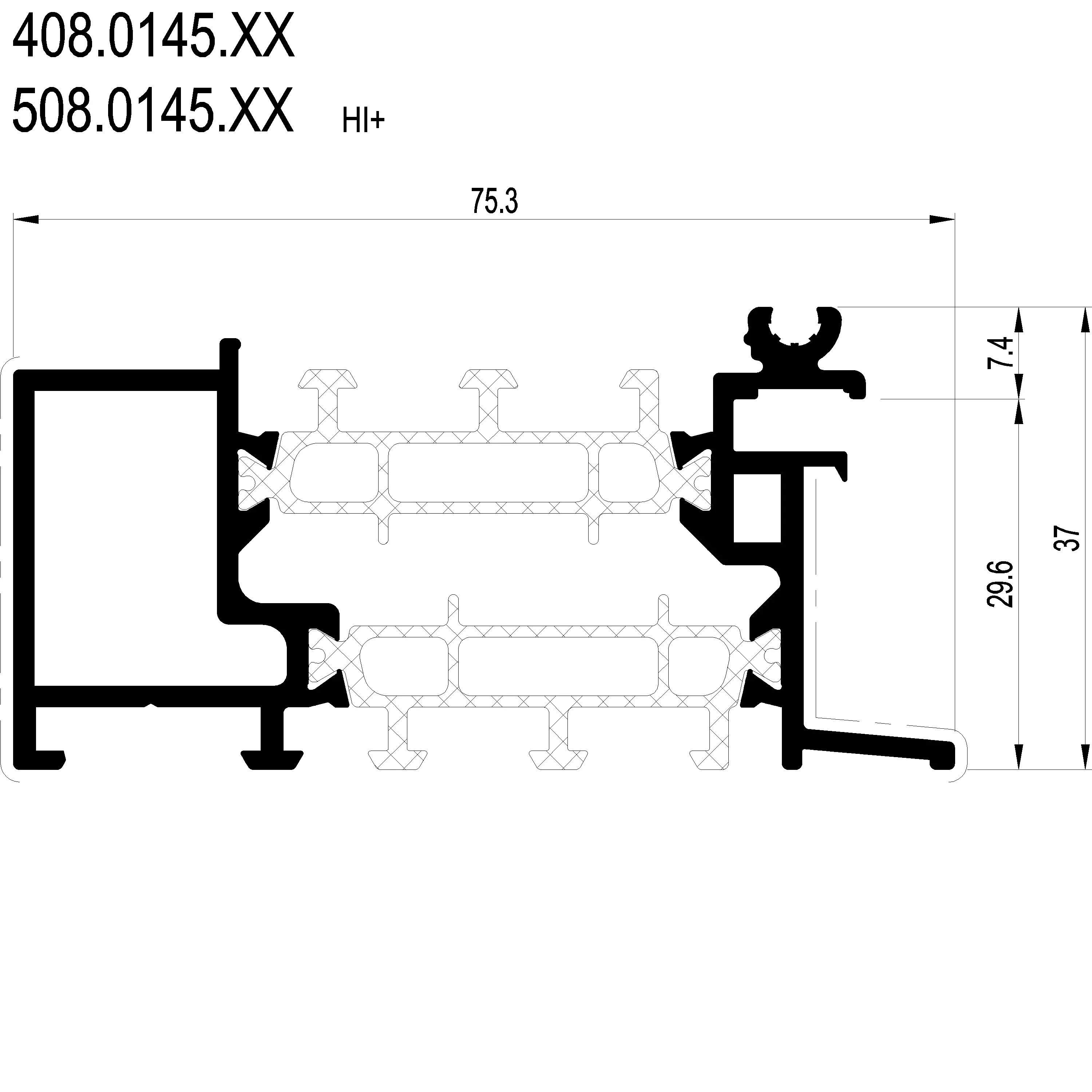 Зображення Профіль підвіконний [408.0145]