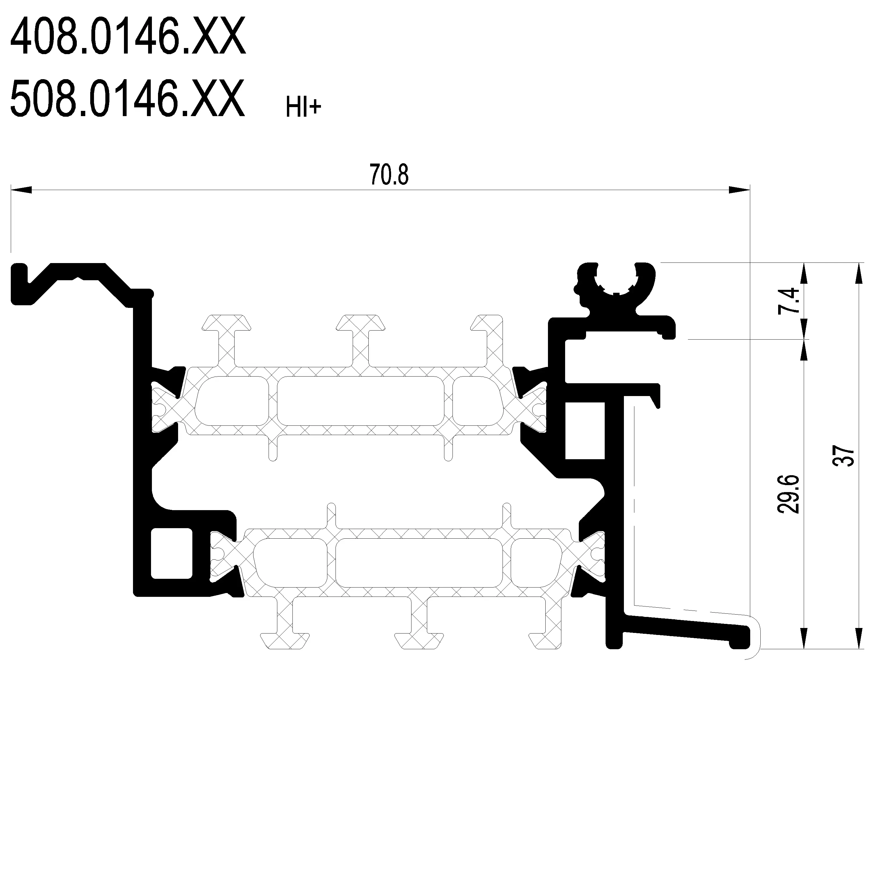 Зображення Профіль підвіконний [408.0146]