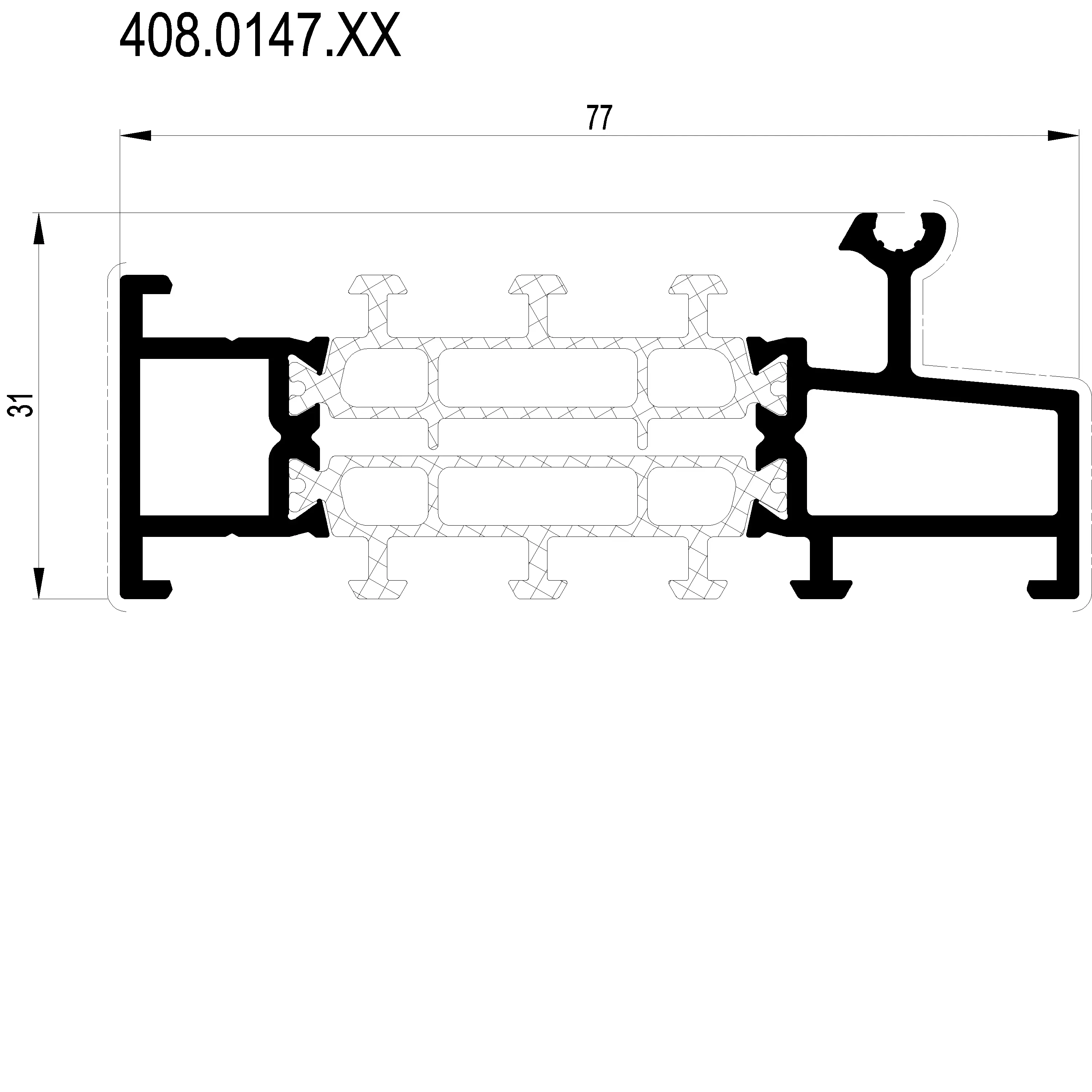 Зображення Профіль підвіконний [408.0147]