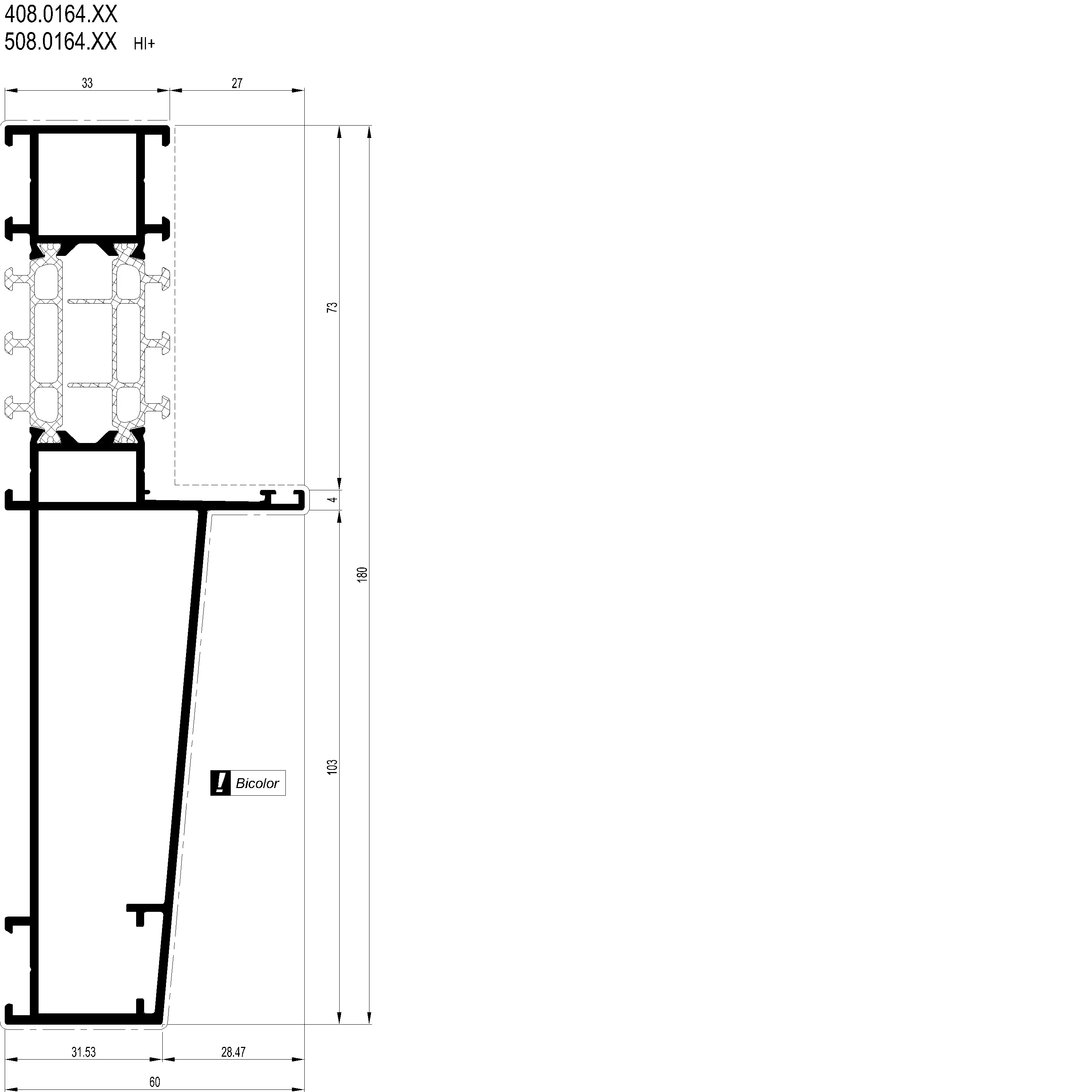 Зображення З'єднуючий профіль 180 мм [408.0164]