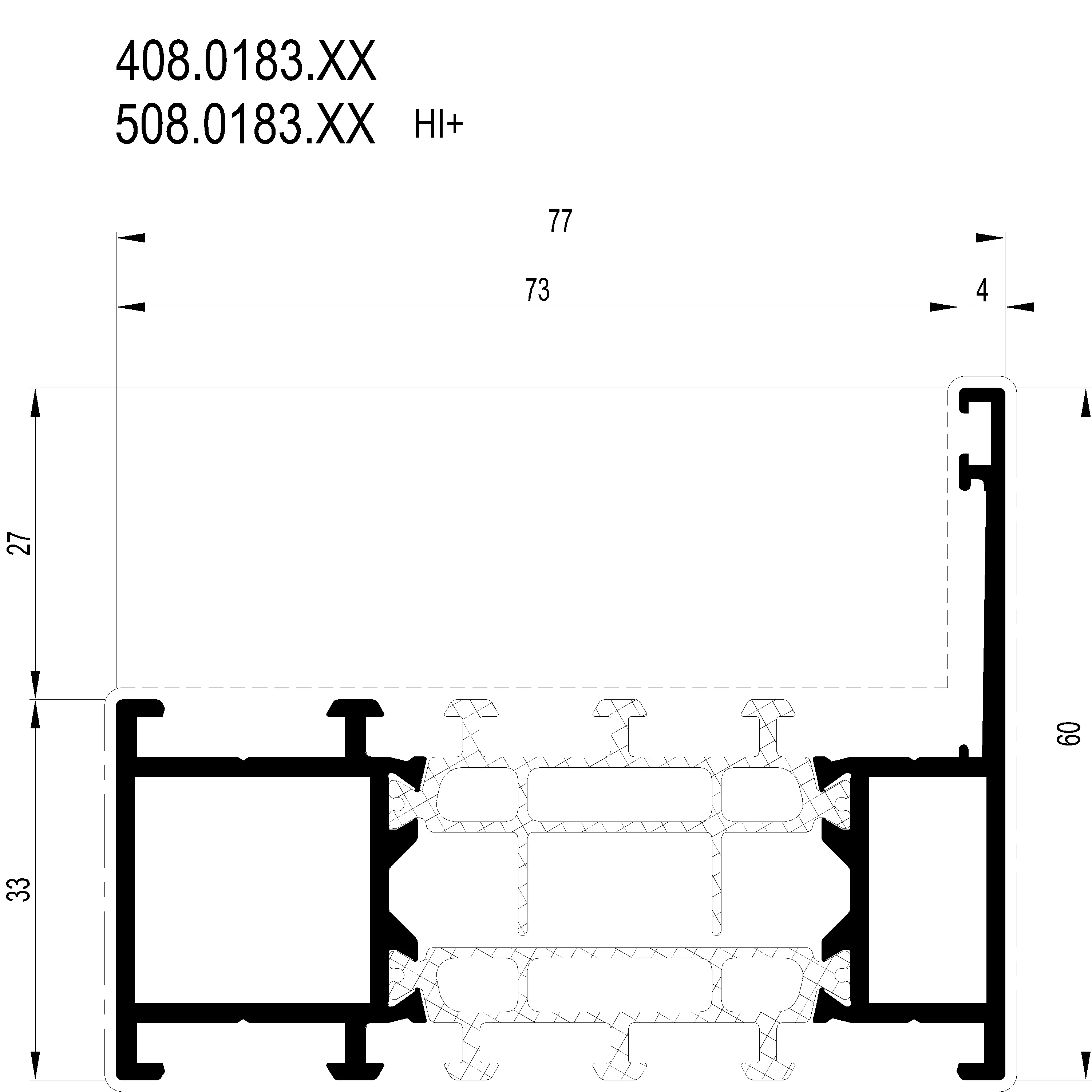 Зображення Зовнішня рама 60 мм [408.0183]