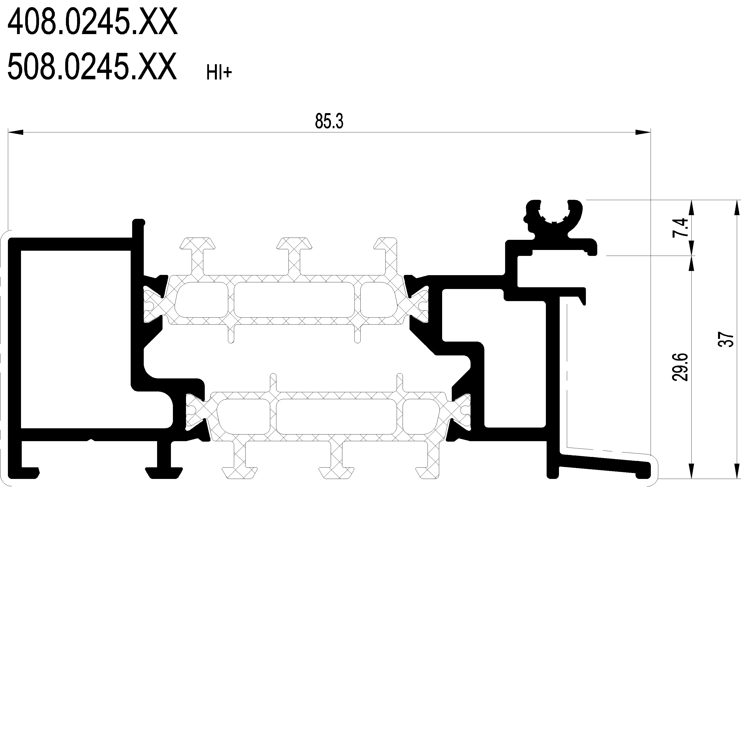 Зображення Профіль підвіконний [408.0245]