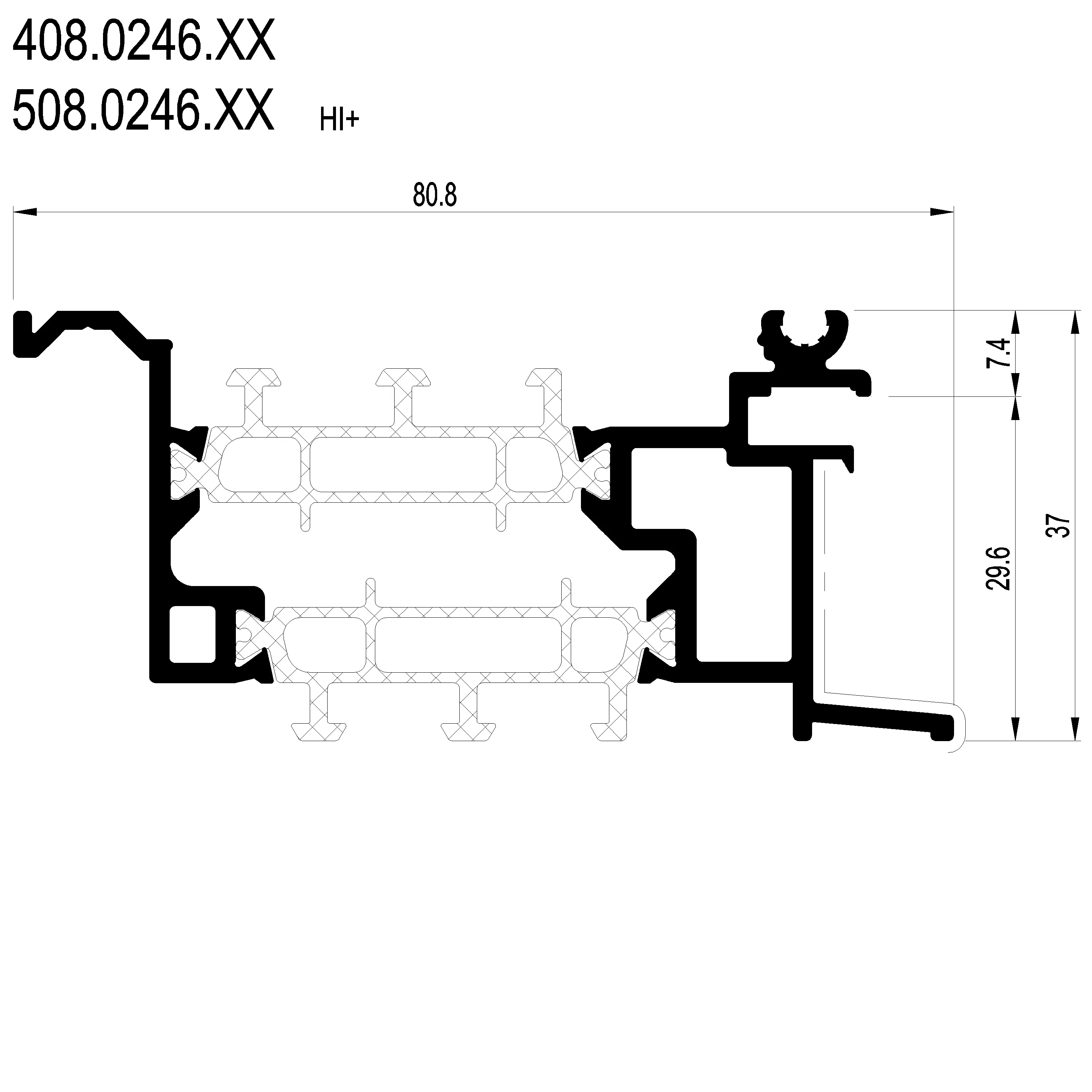 Зображення Профіль підвіконний [408.0246]
