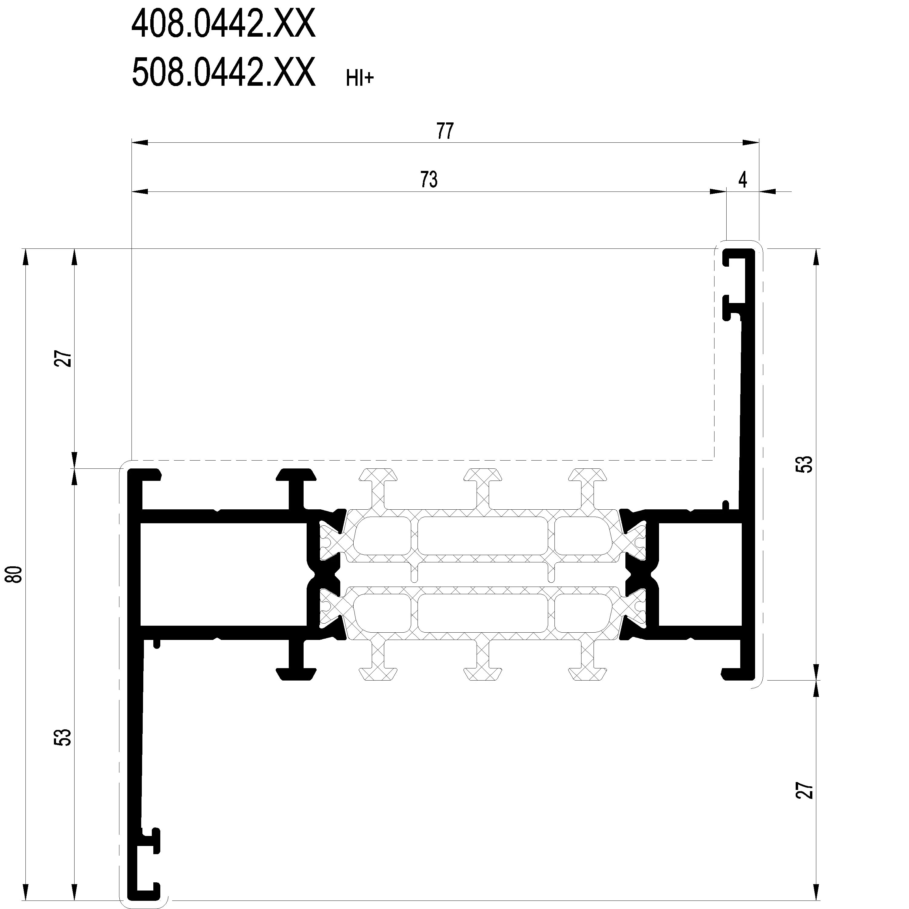 Зображення Z-Профіль 80 мм [408.0442]