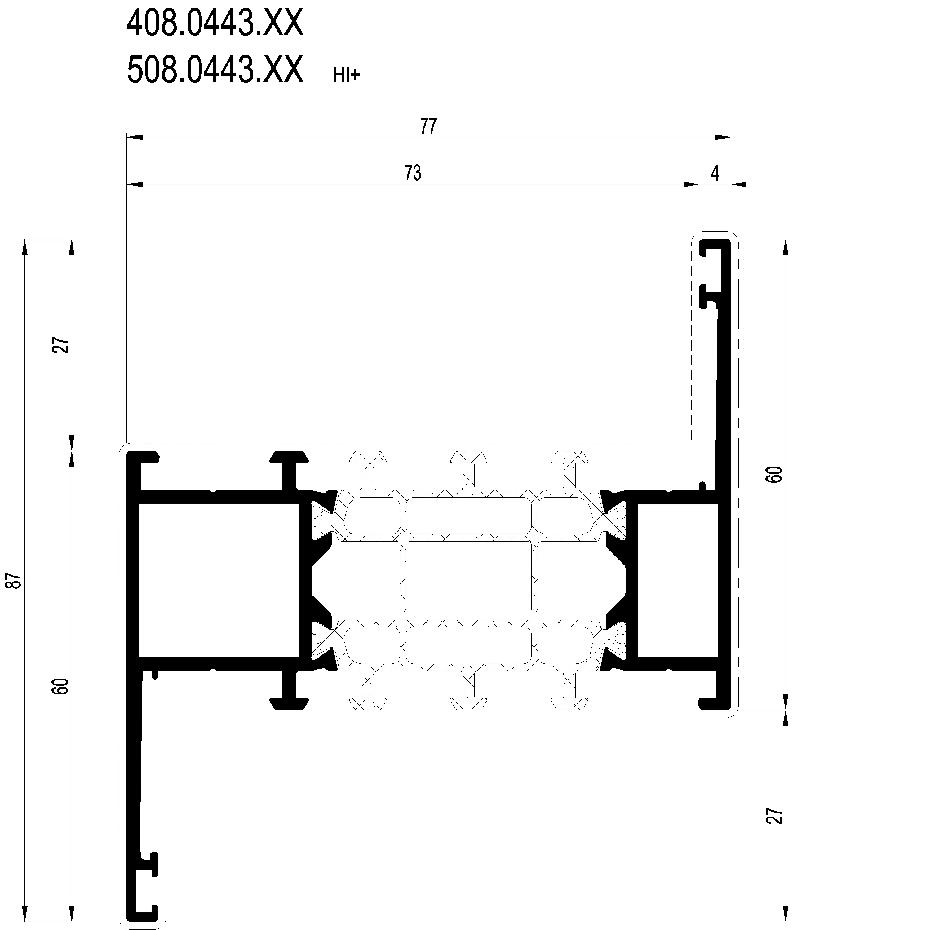 Зображення Z-Профіль 87 мм [408.0443]
