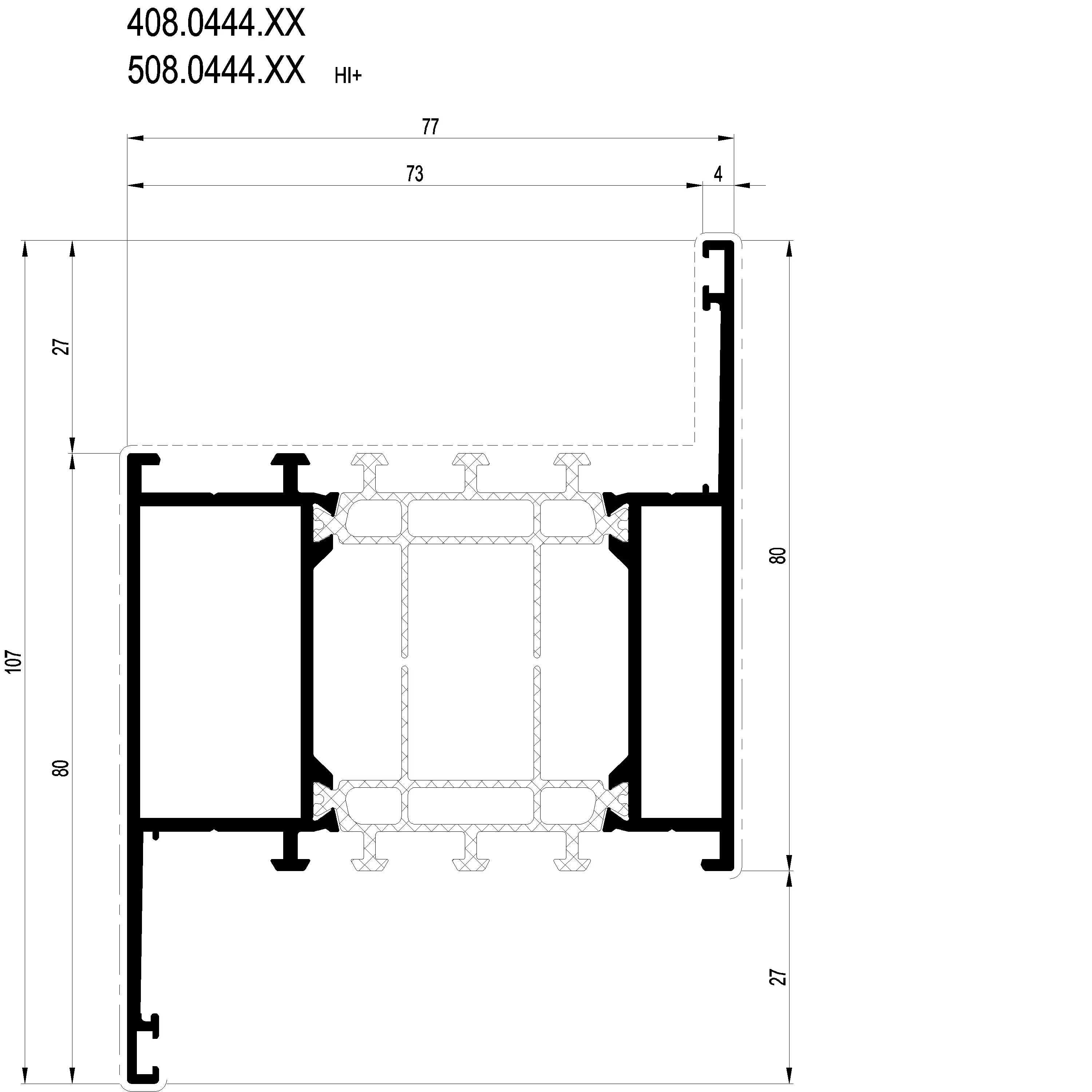 Зображення Z-Профіль 107 мм [408.0444]